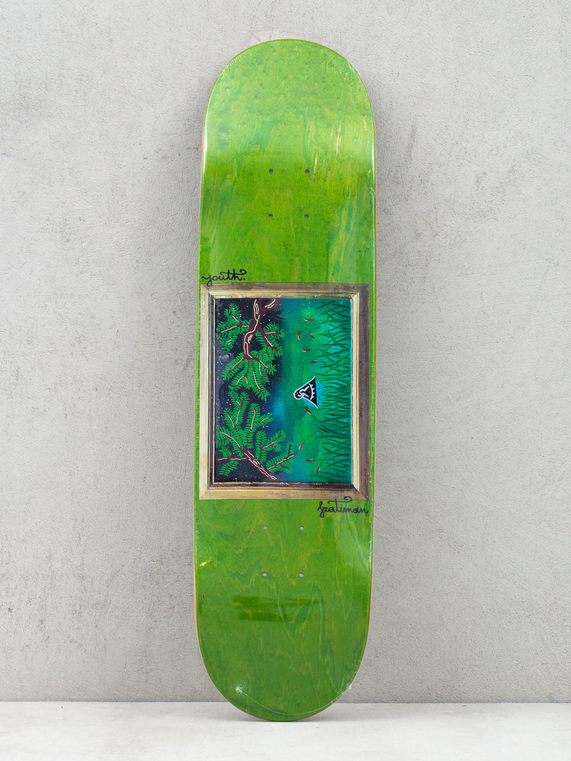 Youth Skateboards X Szati Picture Deck (green)