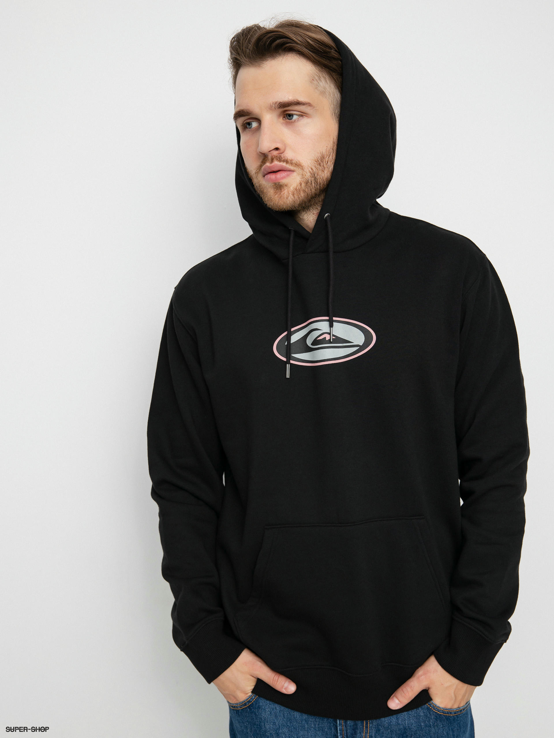 Quiksilver Heritage Oval Logo HD Sweatshirt (black)