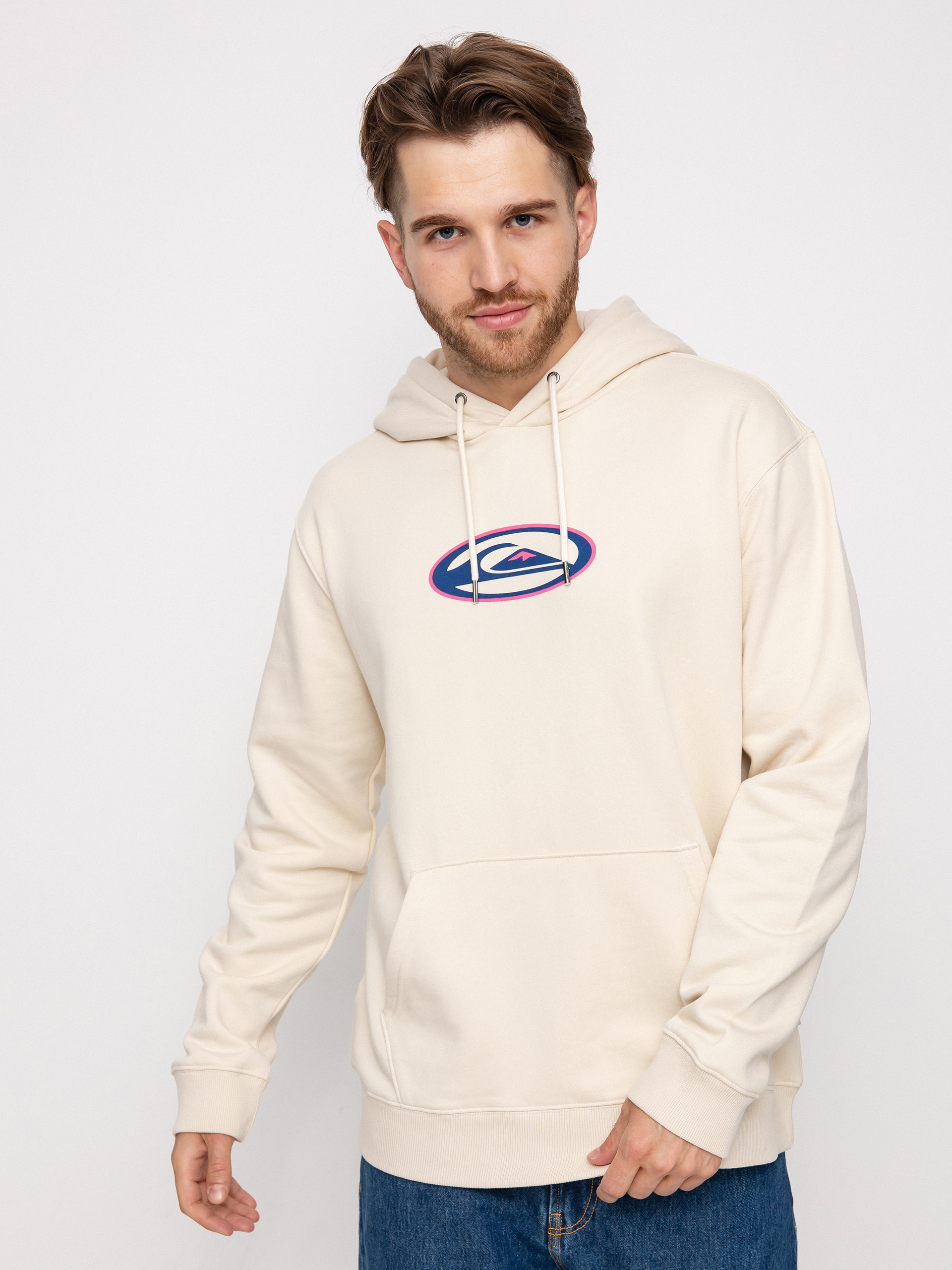 Quiksilver Heritage Oval Logo HD Sweatshirt (birch)