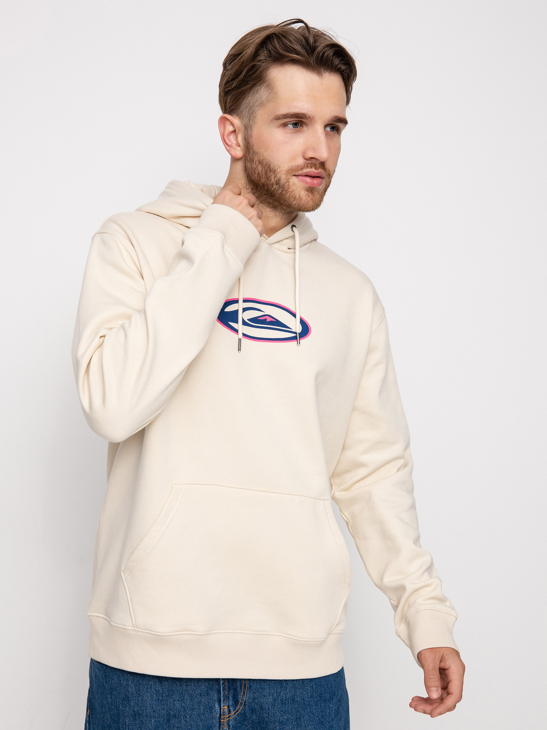 Quiksilver Heritage Oval Logo HD Sweatshirt (birch)