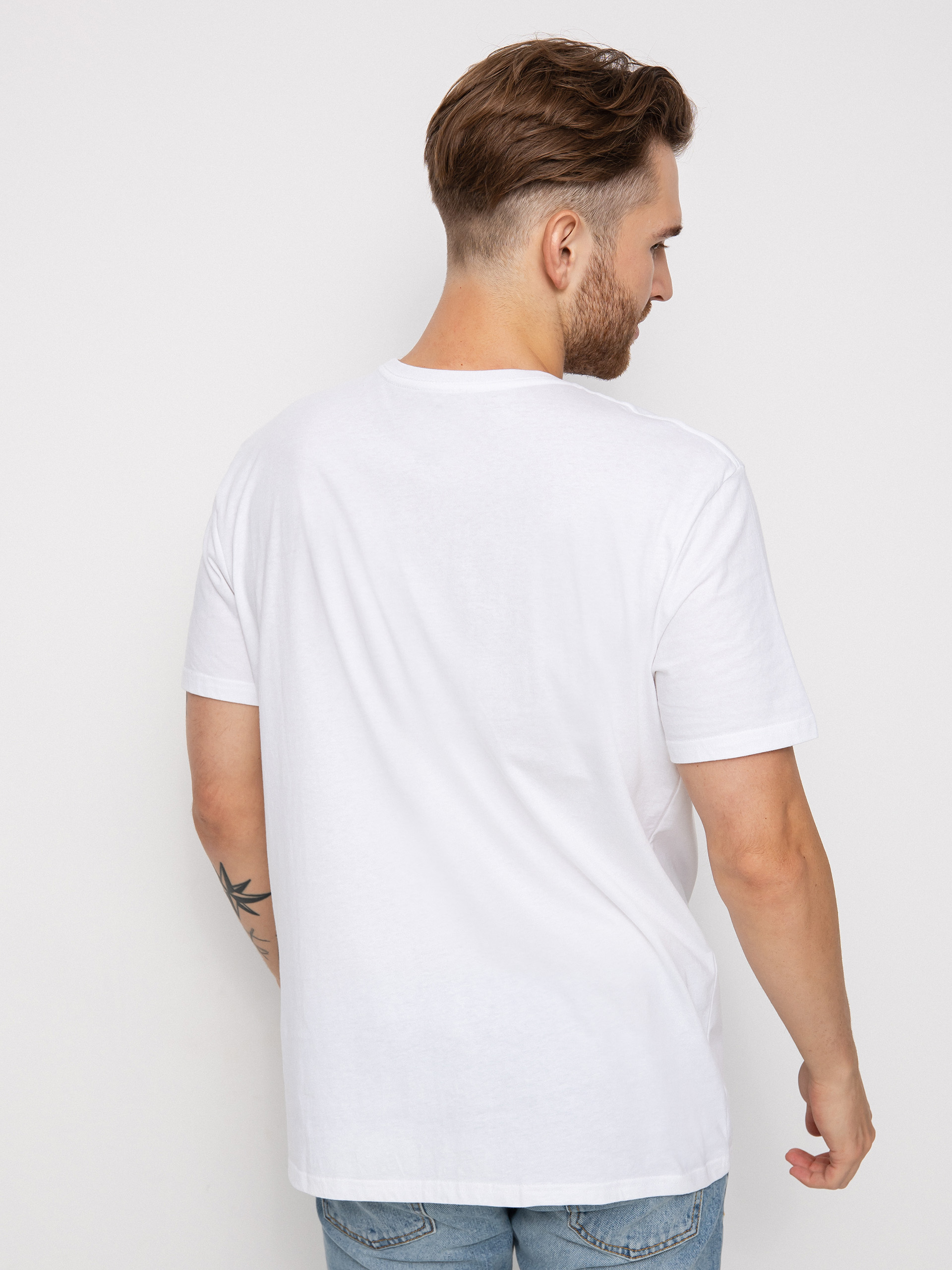 Quiksilver Script Talk Front T-shirt (white)