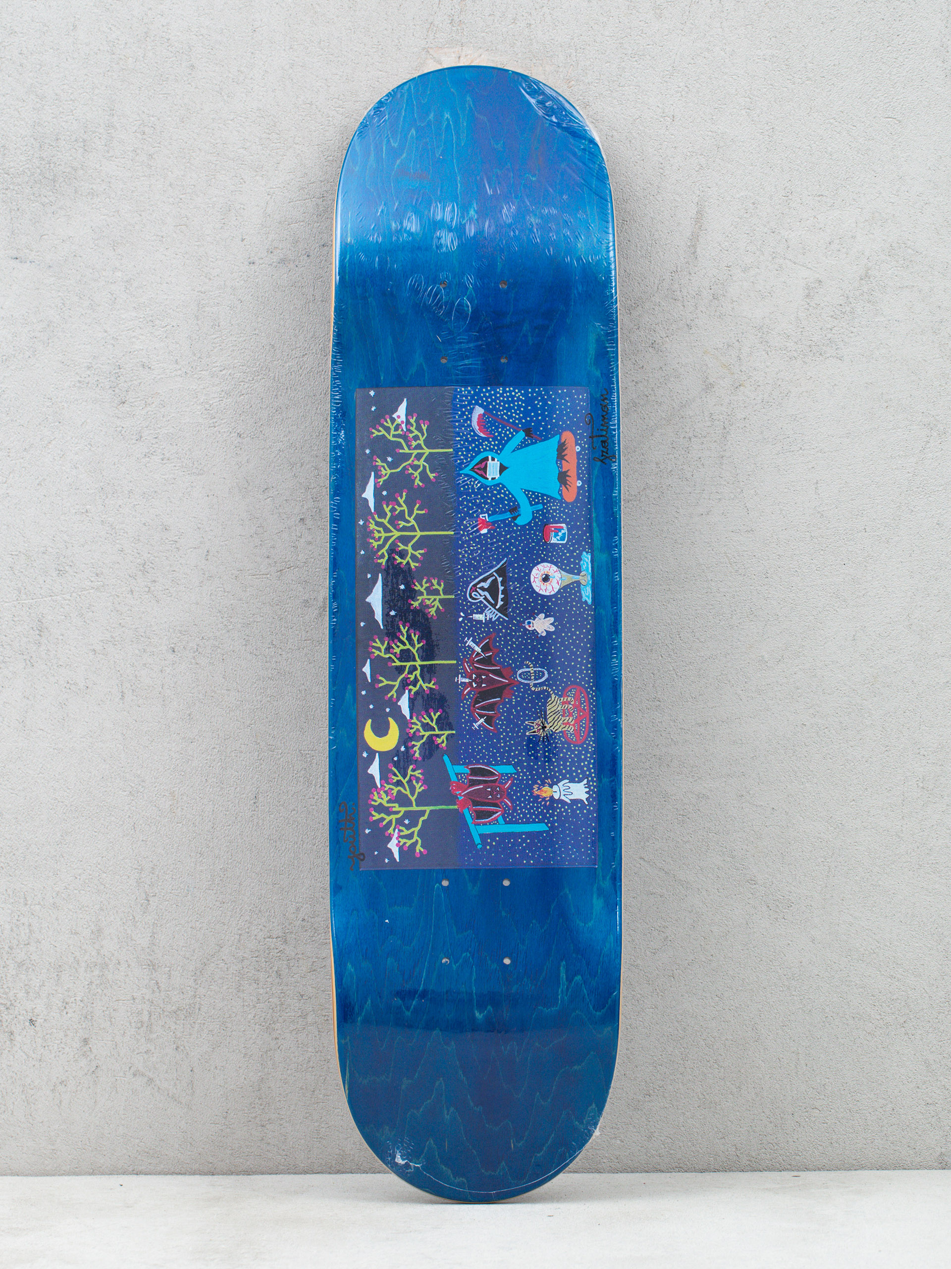 Youth Skateboards X Szati Vaccine Deck (navy)
