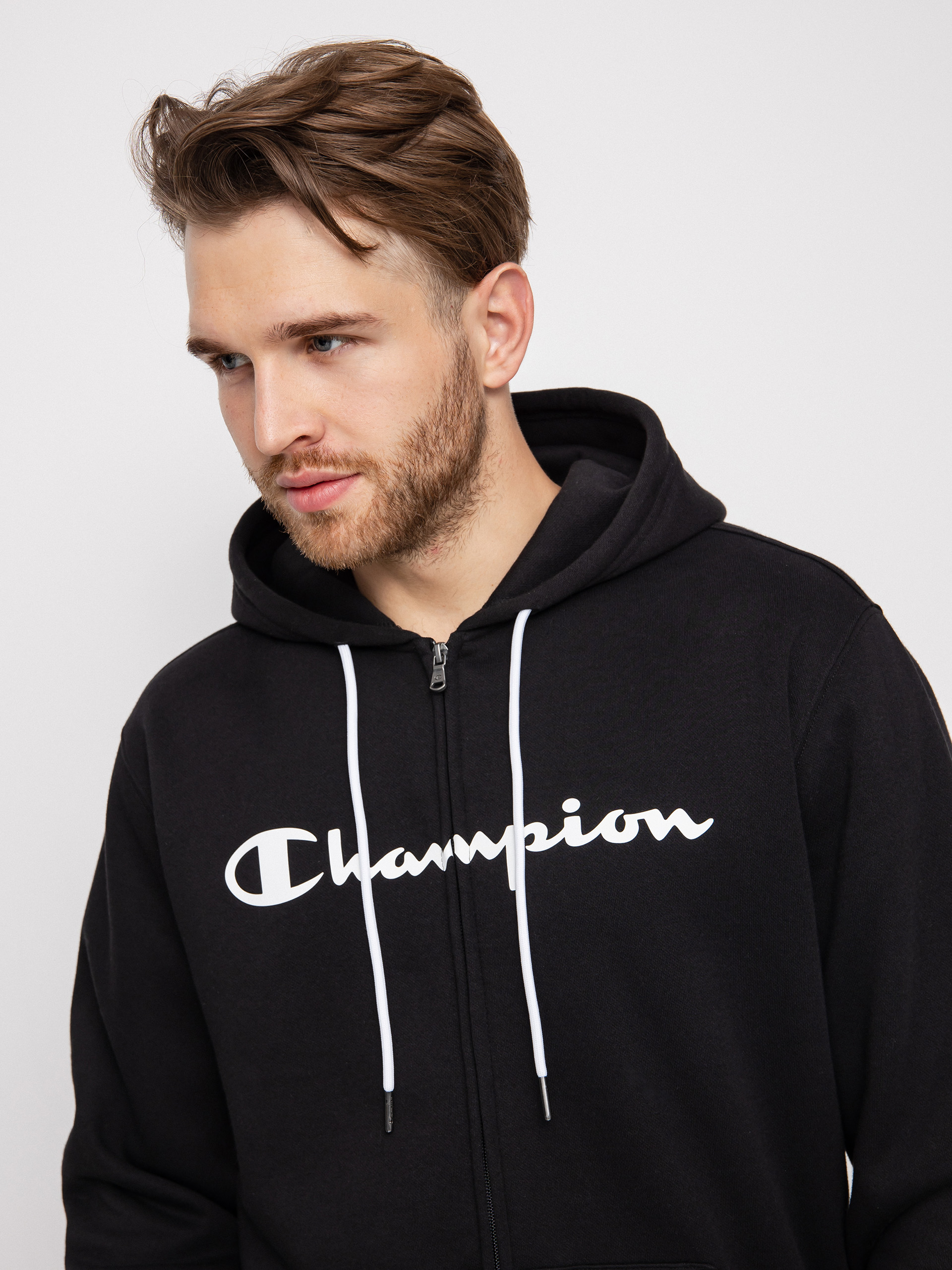 Champion Legacy Hooded Full Zip Sweatshirt 217929 ZHD Hoodie (nbk)