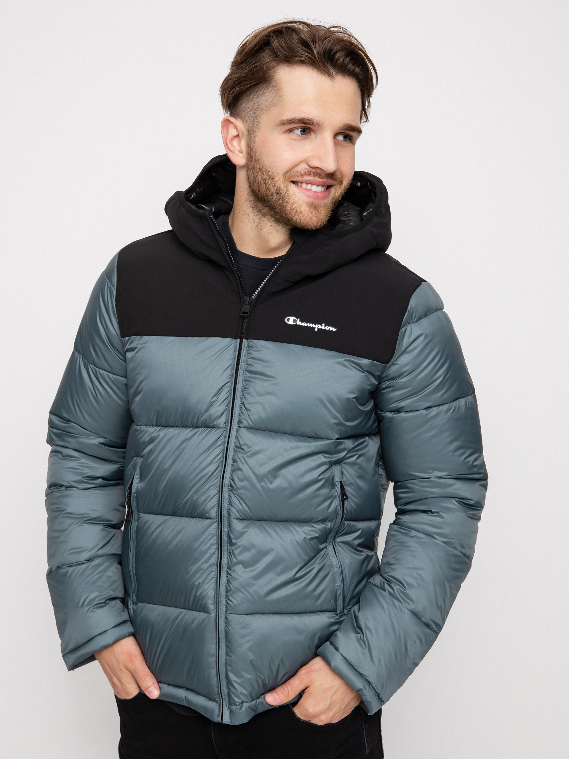 Champion Legacy Hooded Jacket 218080 Jacket blue (gpg/nbk)