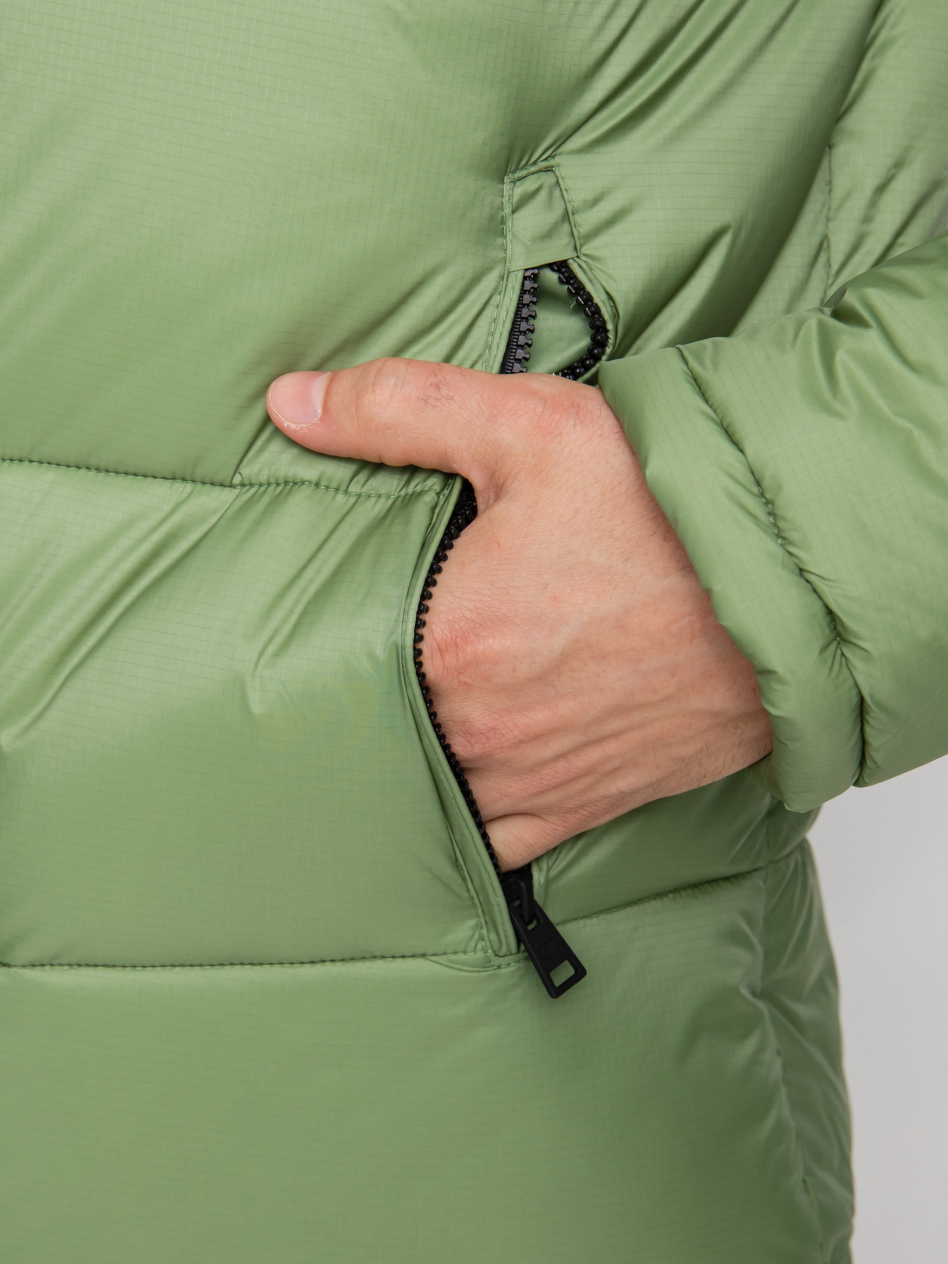 Champion Legacy Hooded Jacket 218080 Jacke (sgr/nbk)