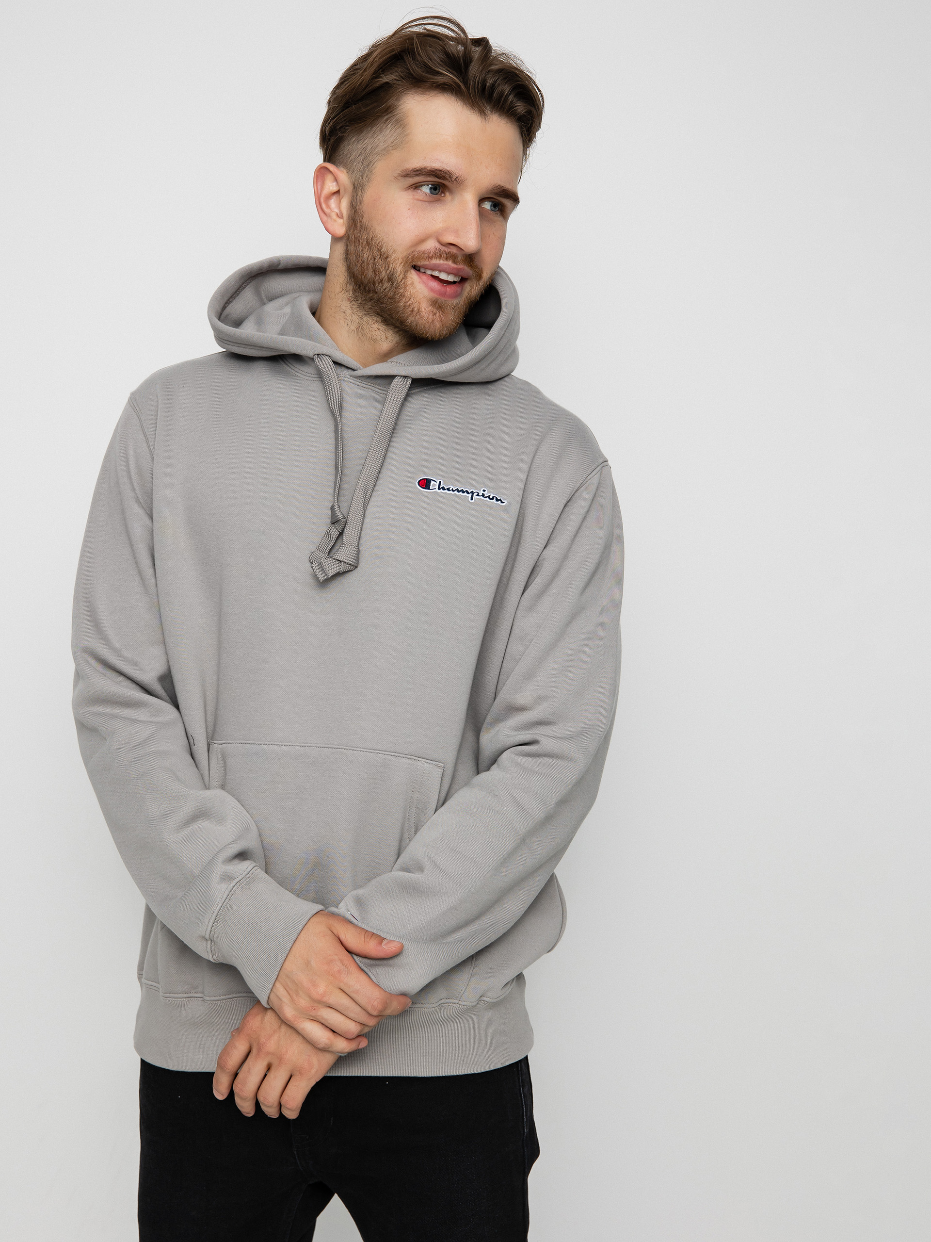 Grey Champion Men's Champion Hooded Sweatshirt Champion