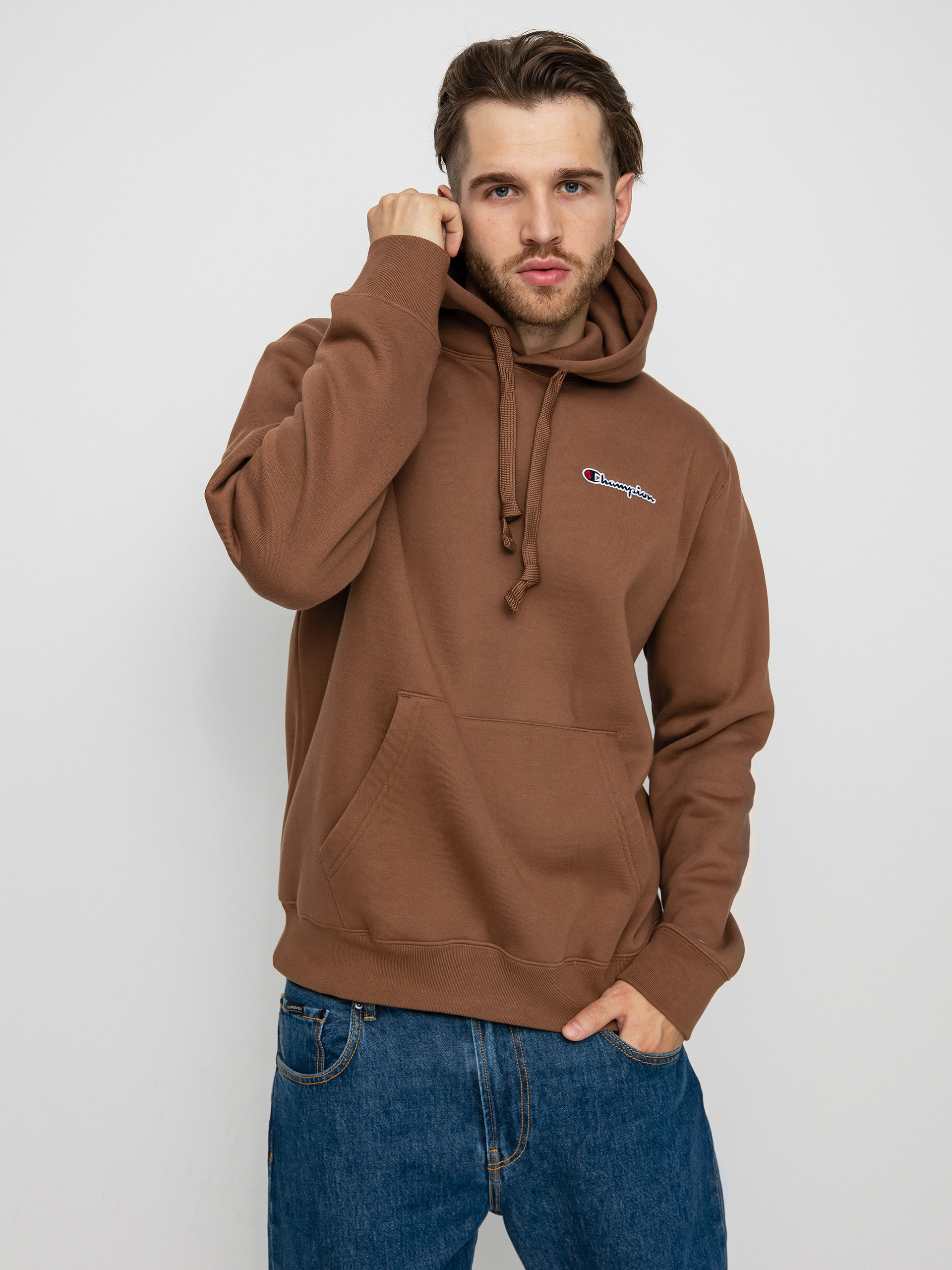 Champion cheap hooded brown