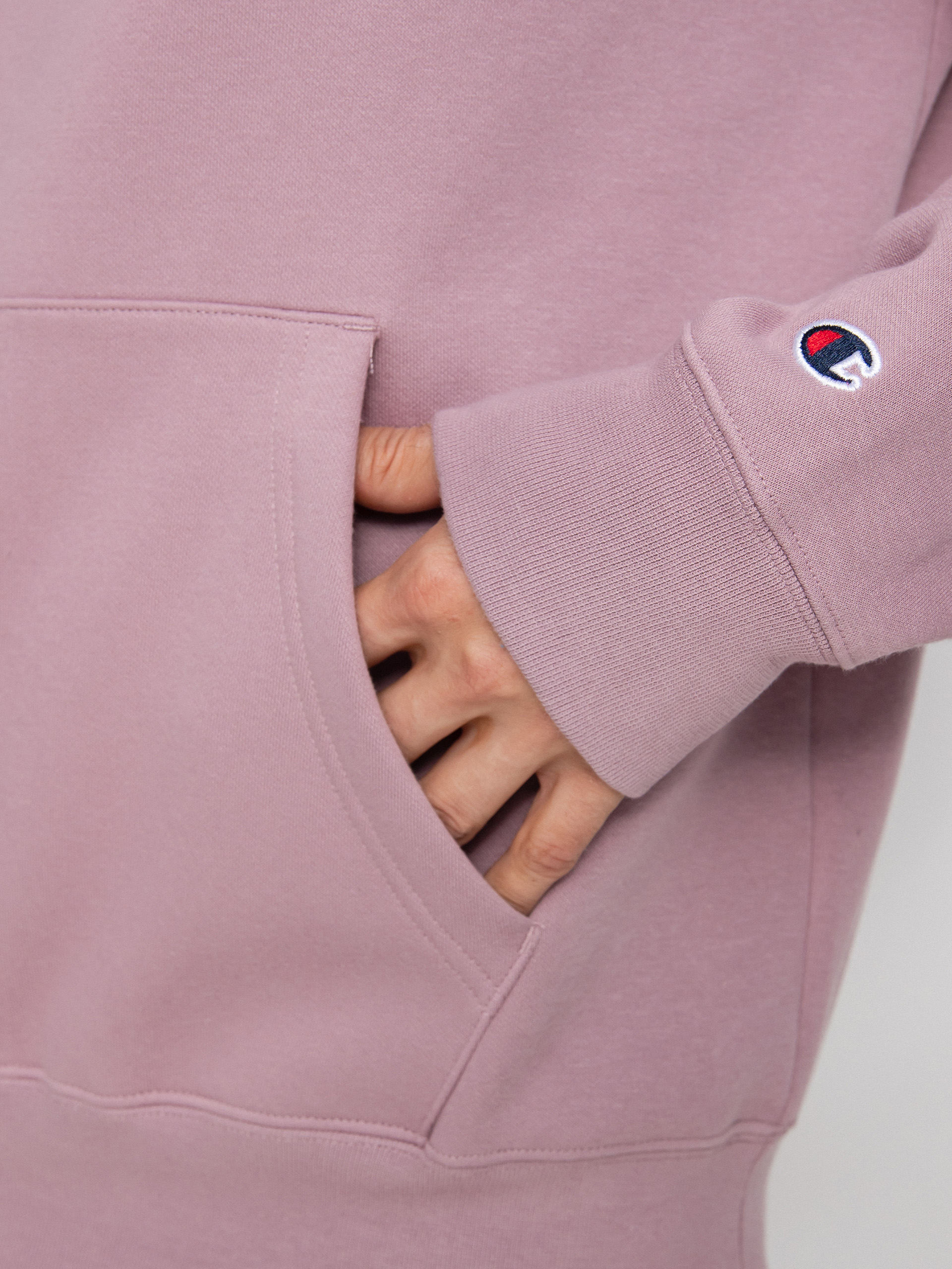 Nude pink champion on sale hoodie