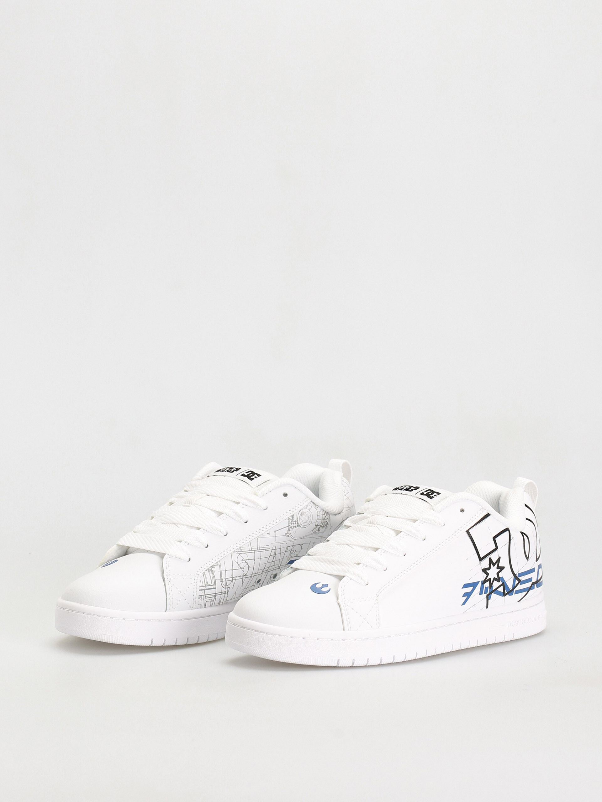 DC X Star Wars Ct Graffik Shoes (white)