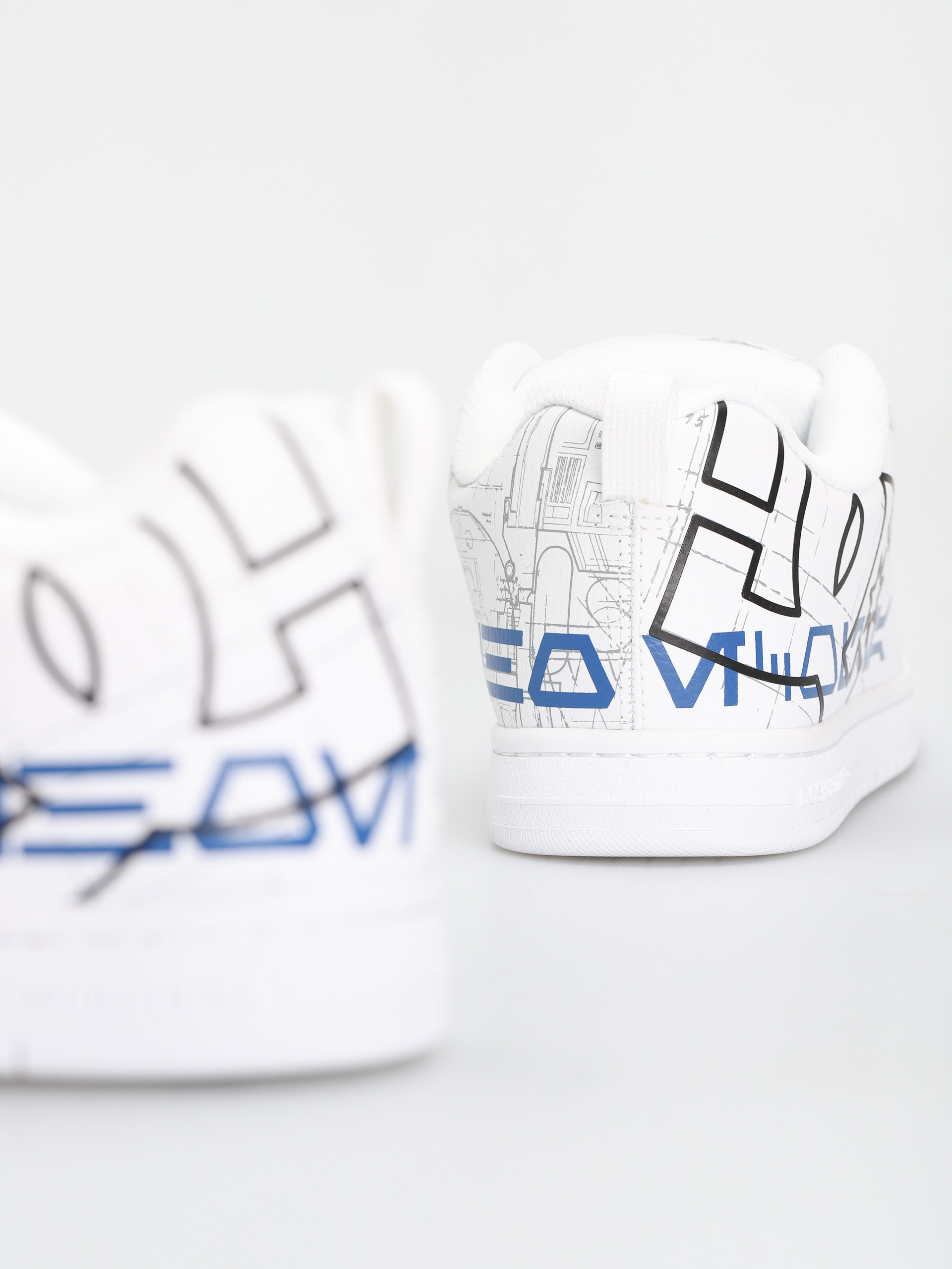 DC X Star Wars Ct Graffik Shoes (white)