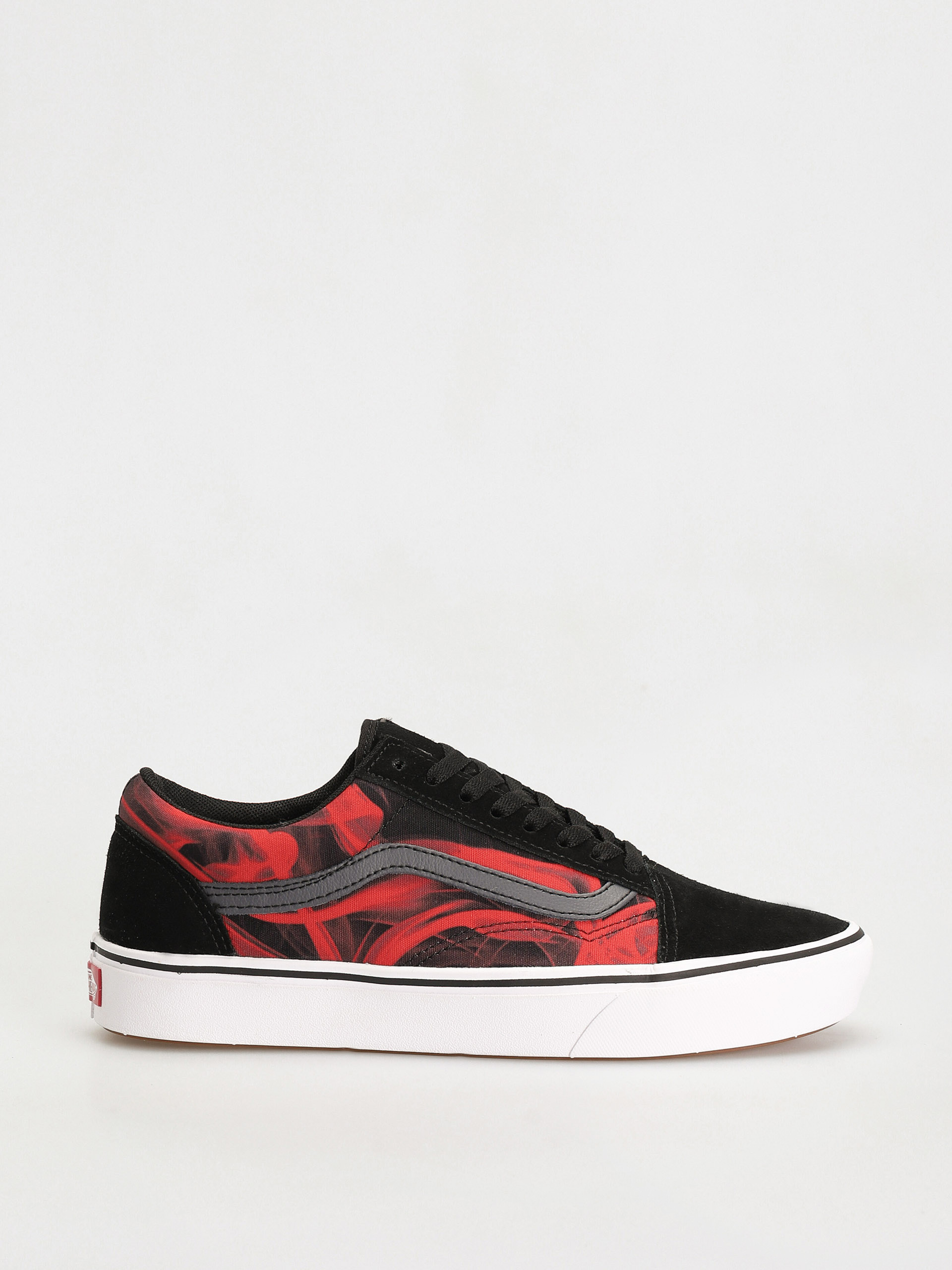 Vans Comfycush Old Skool Shoes (after dark black/red)