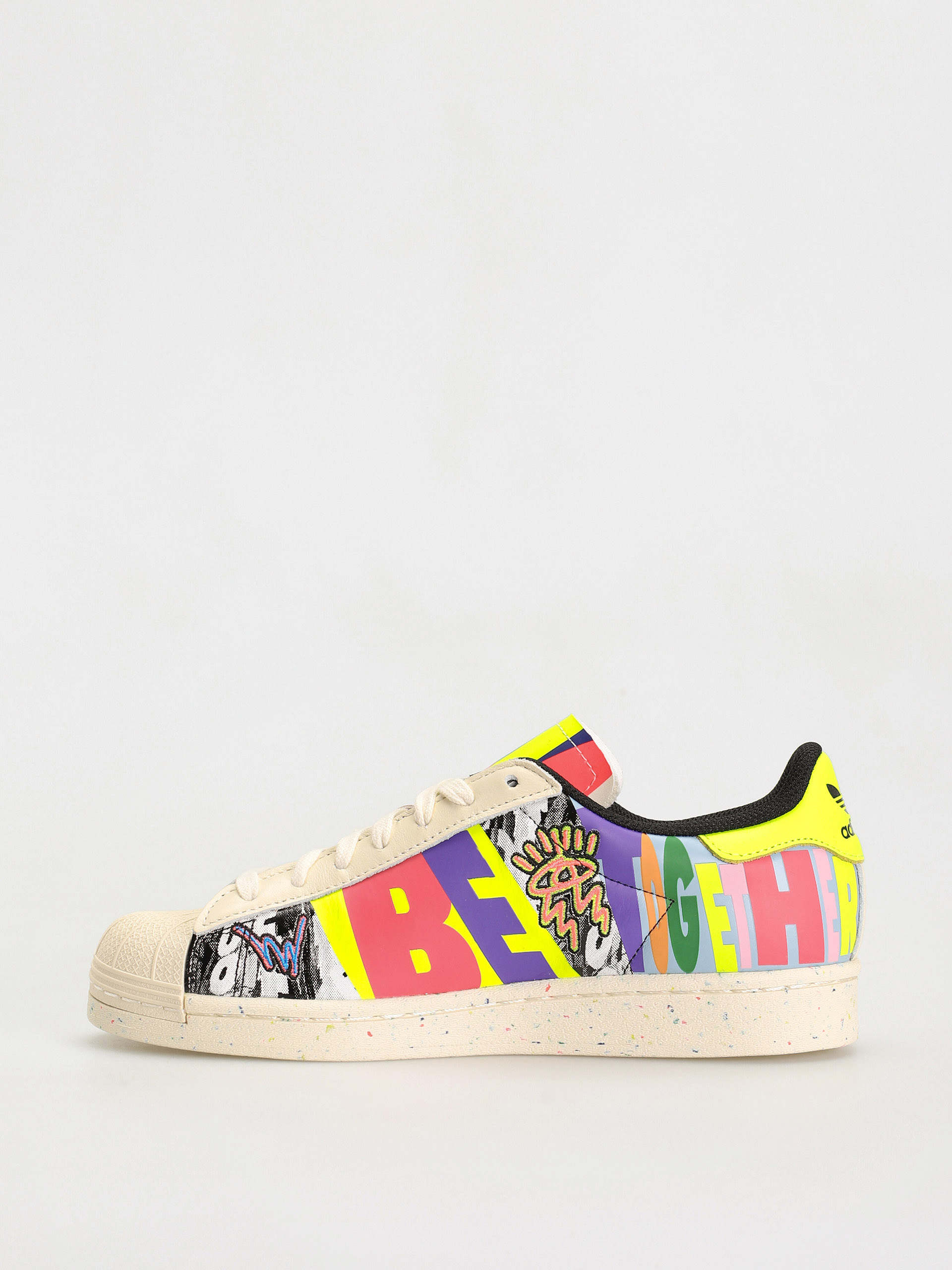 adidas Originals Superstar Pride Shoes (cwhite/cwhite/cblack)