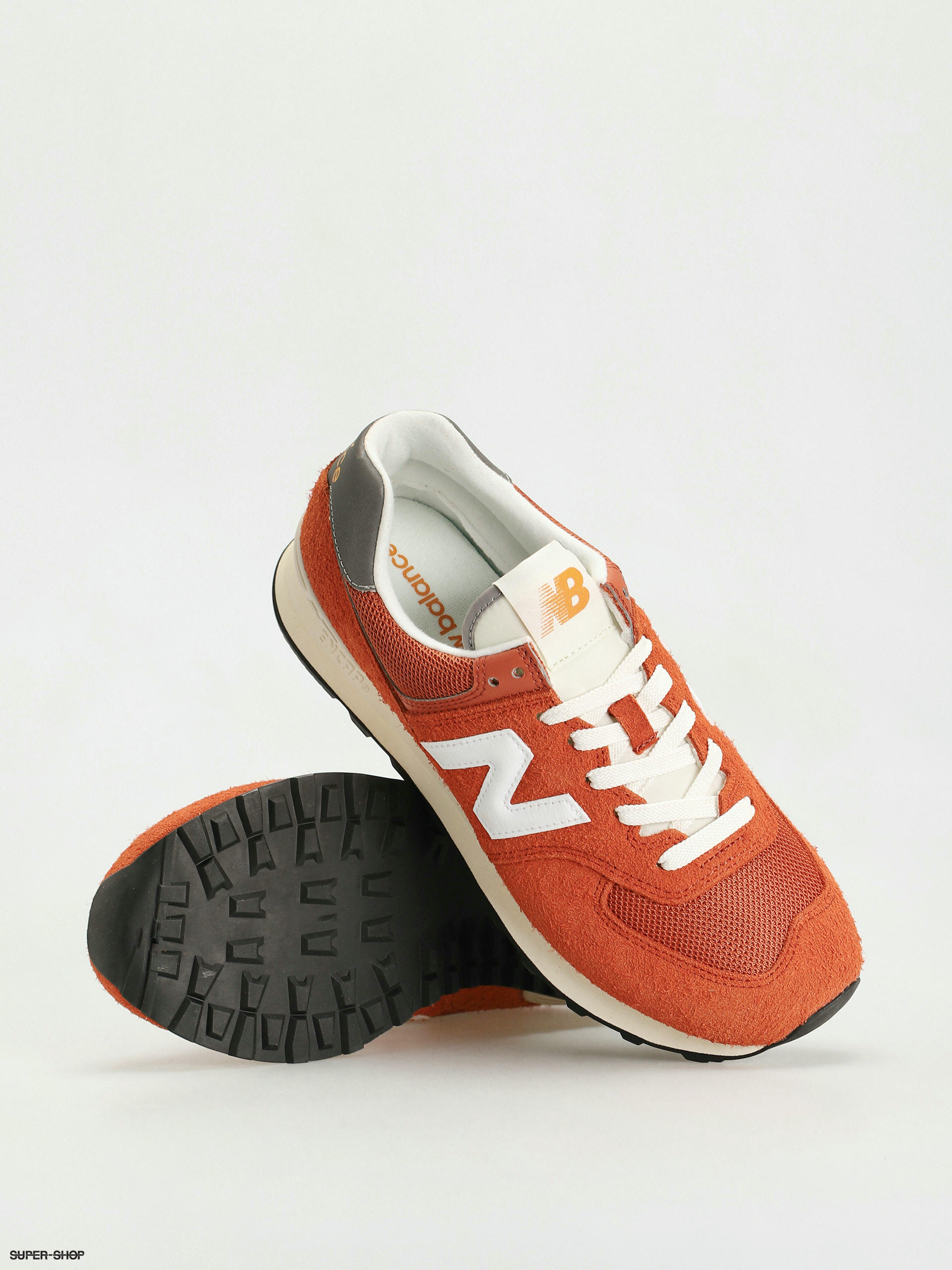 New balance best sale 574 red brown