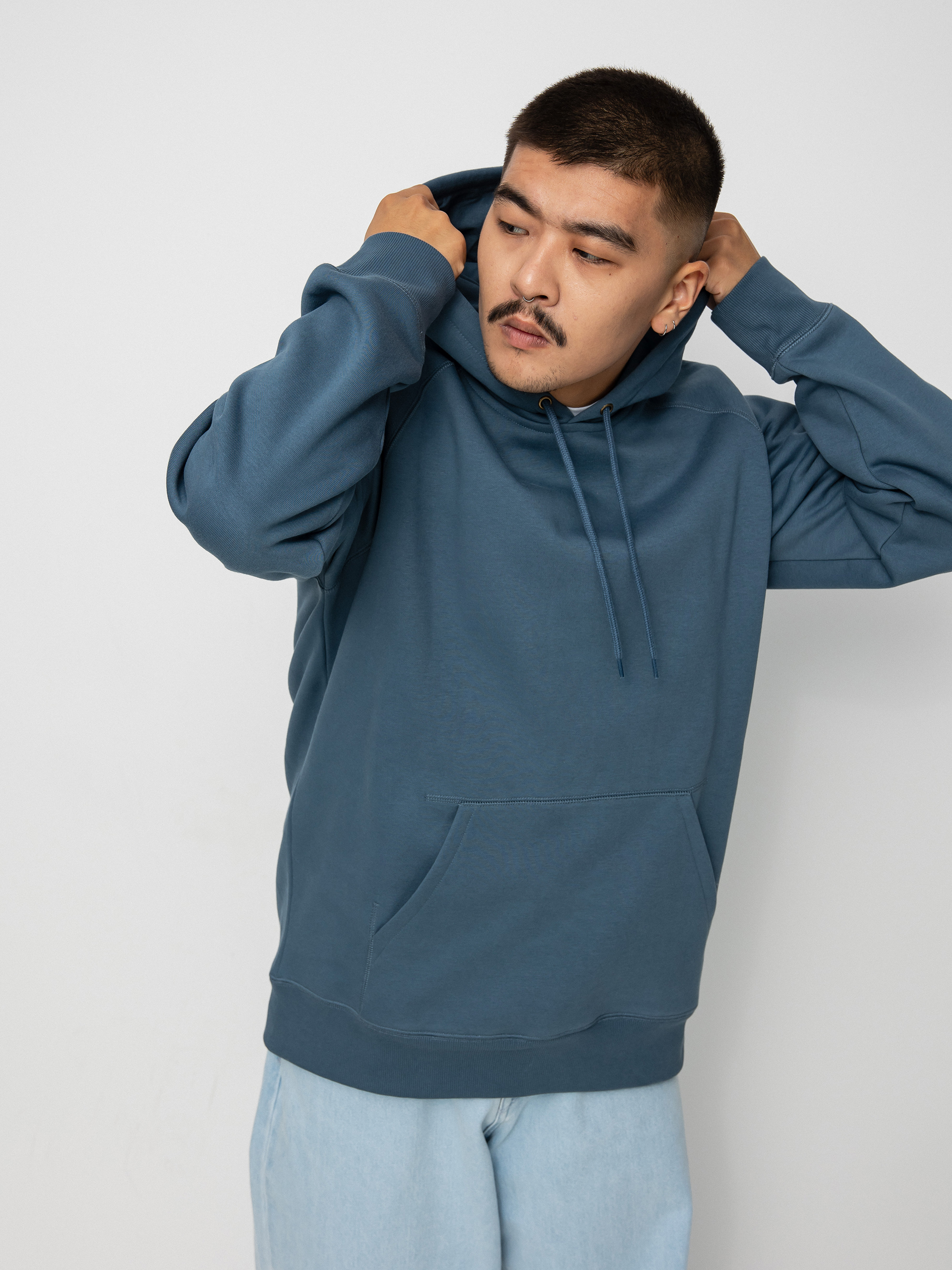 Carhartt WIP Chase HD Hoodie (storm blue/gold)
