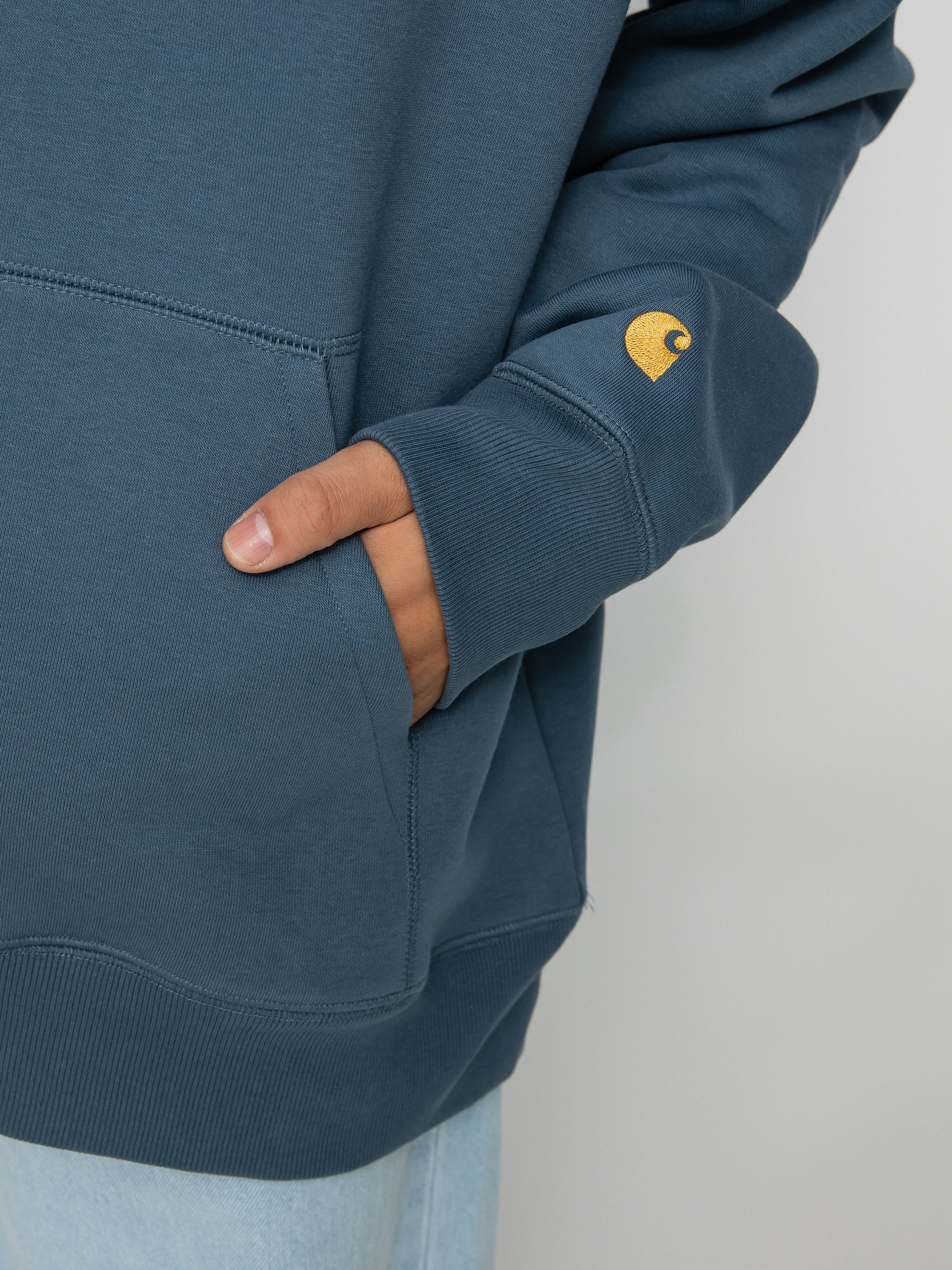Carhartt WIP Chase HD Hoodie (storm blue/gold)