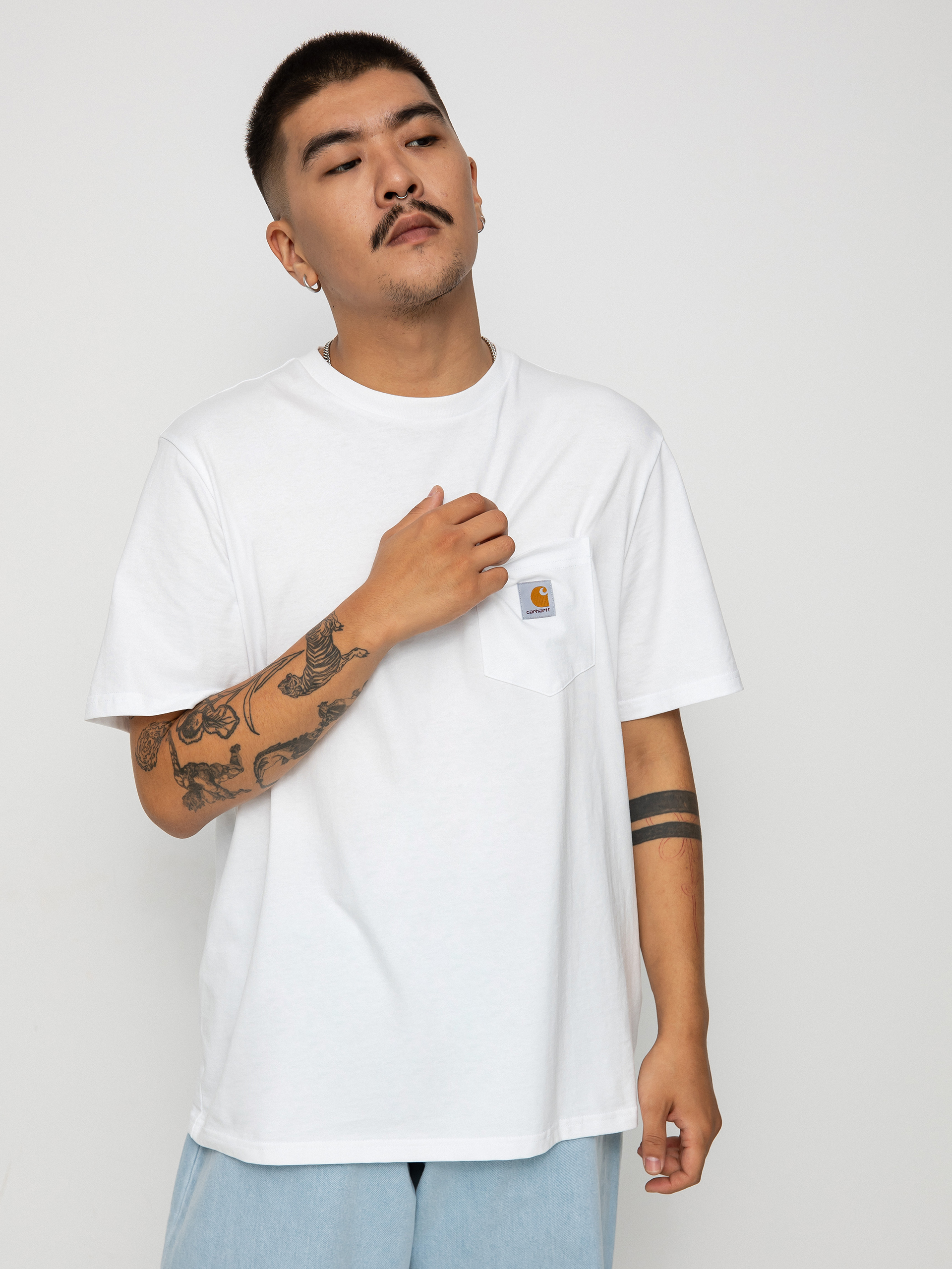 Carhartt WIP Pocket T-shirt (white)