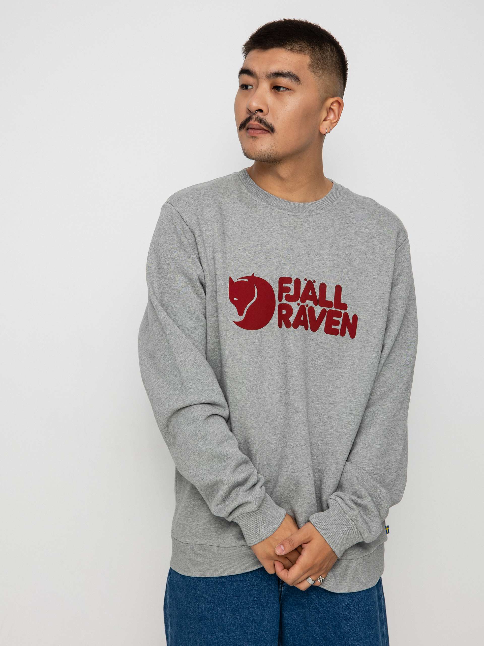 Fjallraven Logo Sweatshirt (grey/melange)