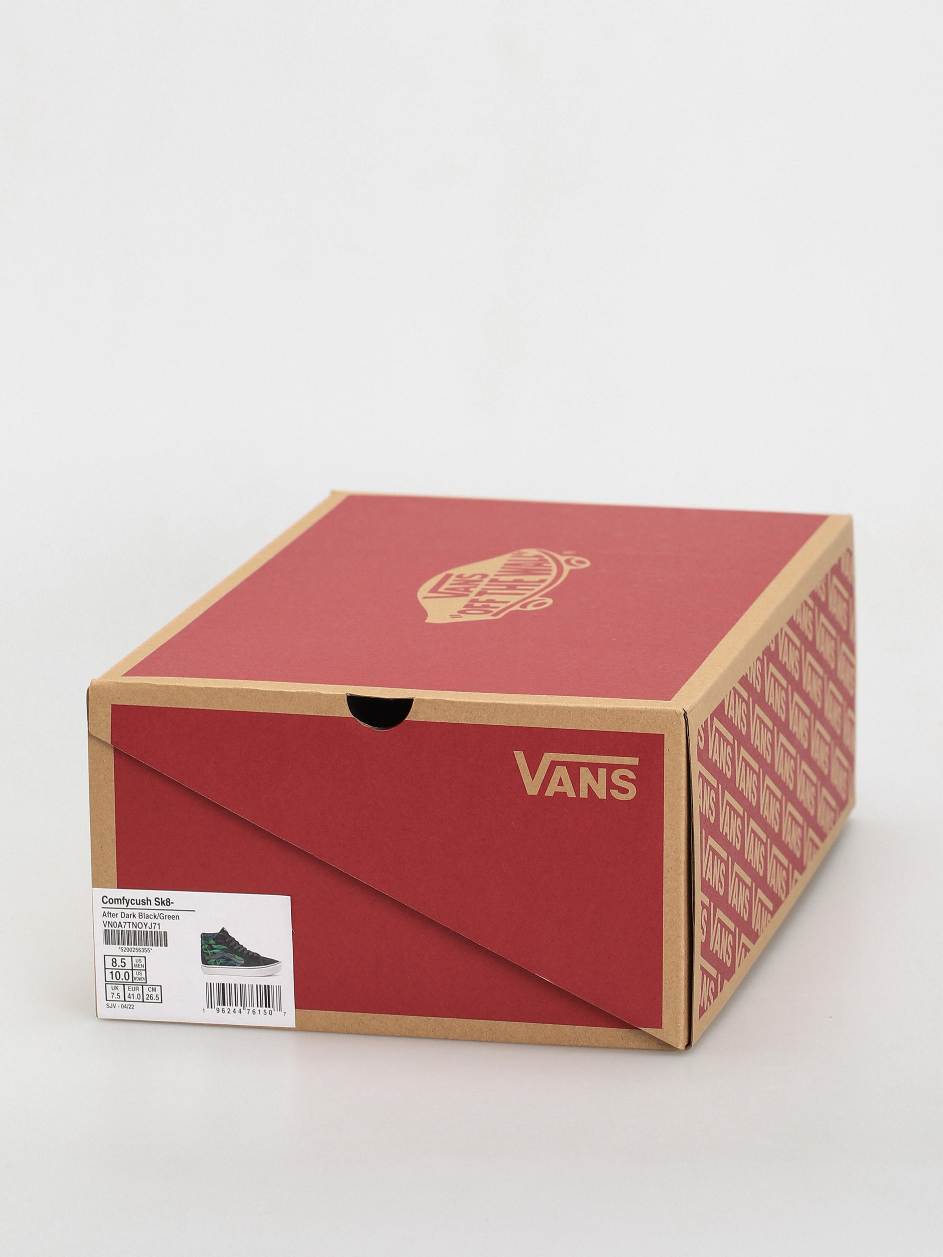 Vans Comfycush Sk8 Hi Shoes (after dark black/green)