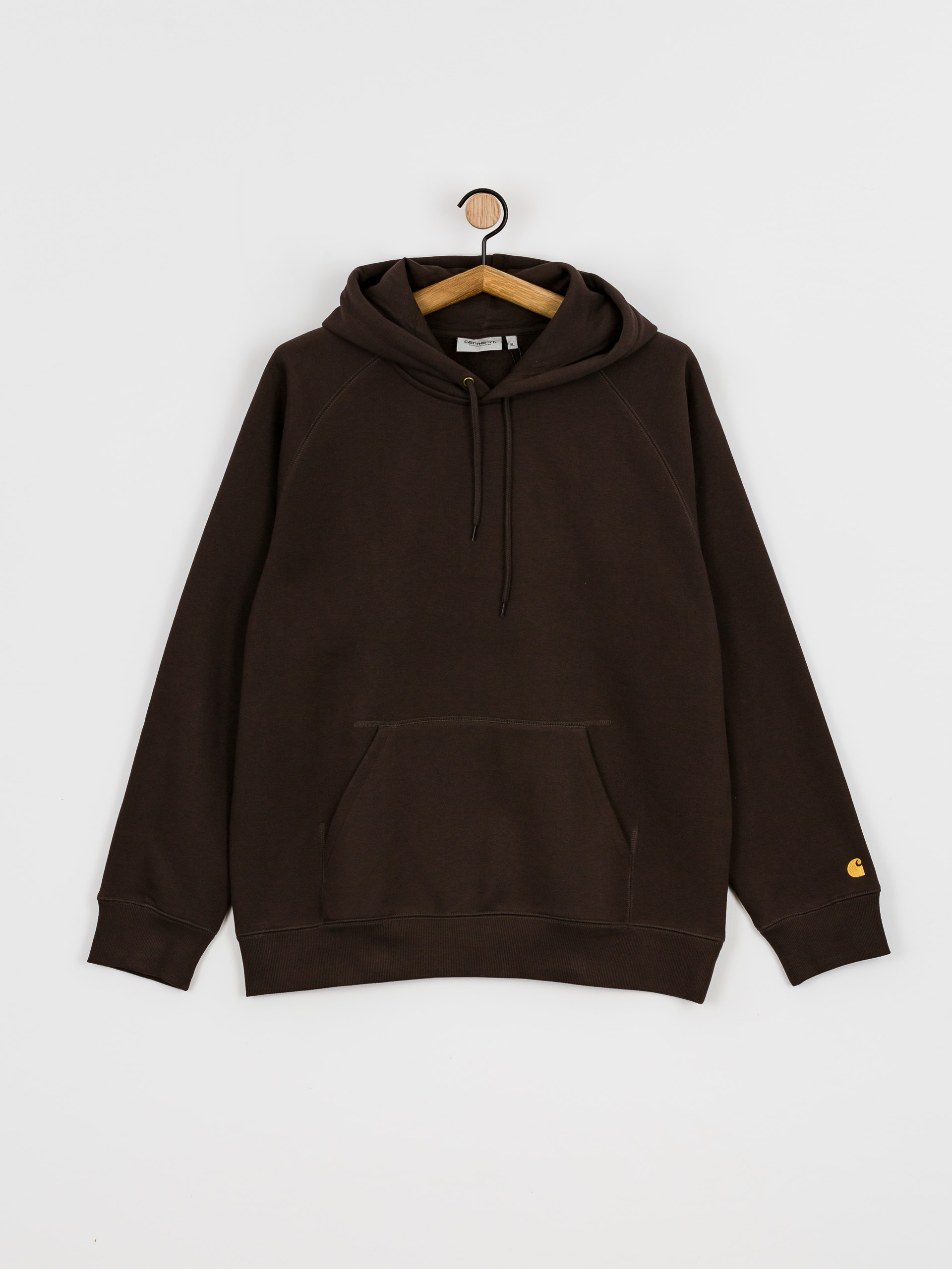 Carhartt WIP Chase HD Hoodie (dark umber/gold)