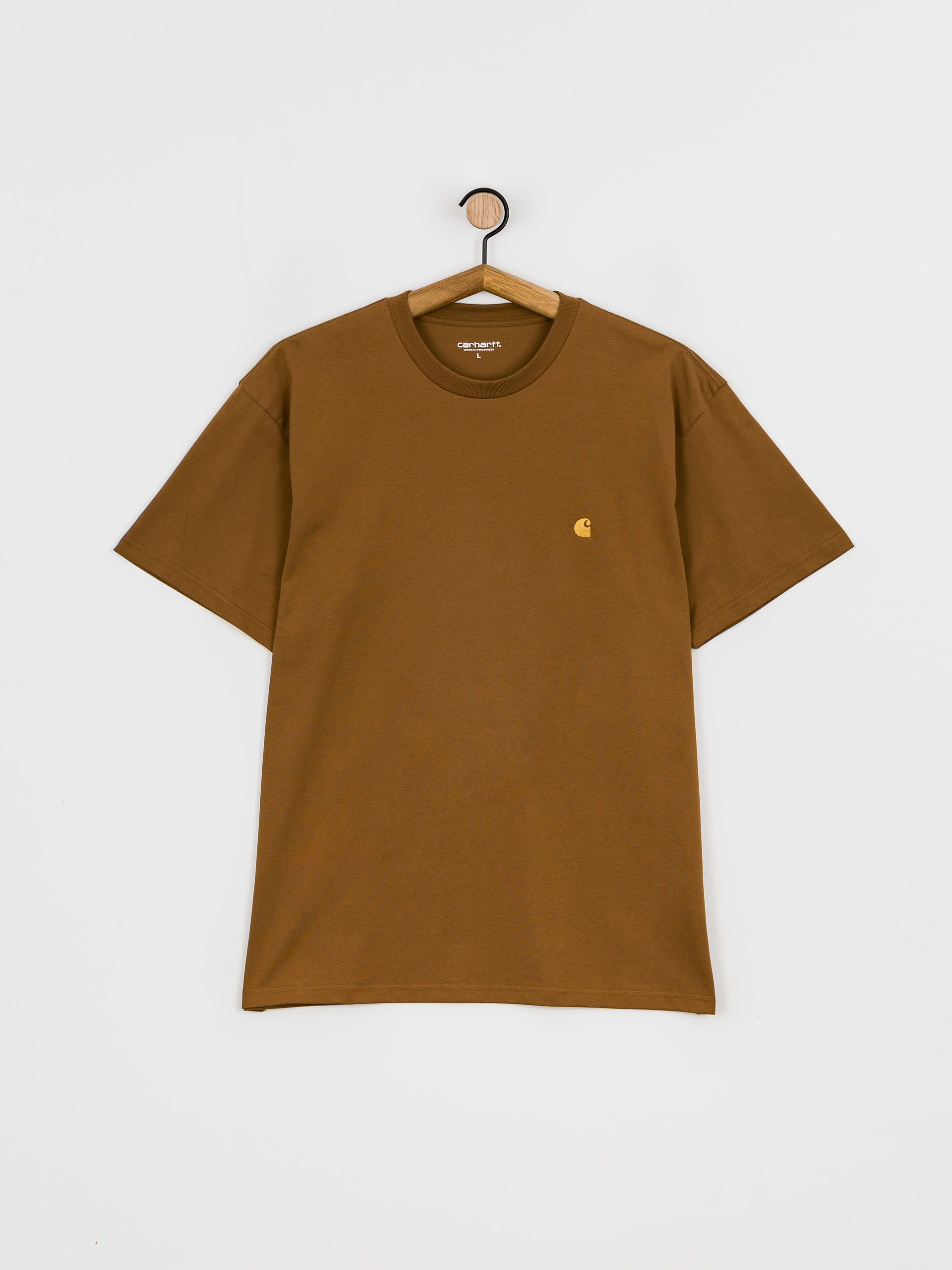 Carhartt WIP Chase T-Shirt (hamilton brown/gold)
