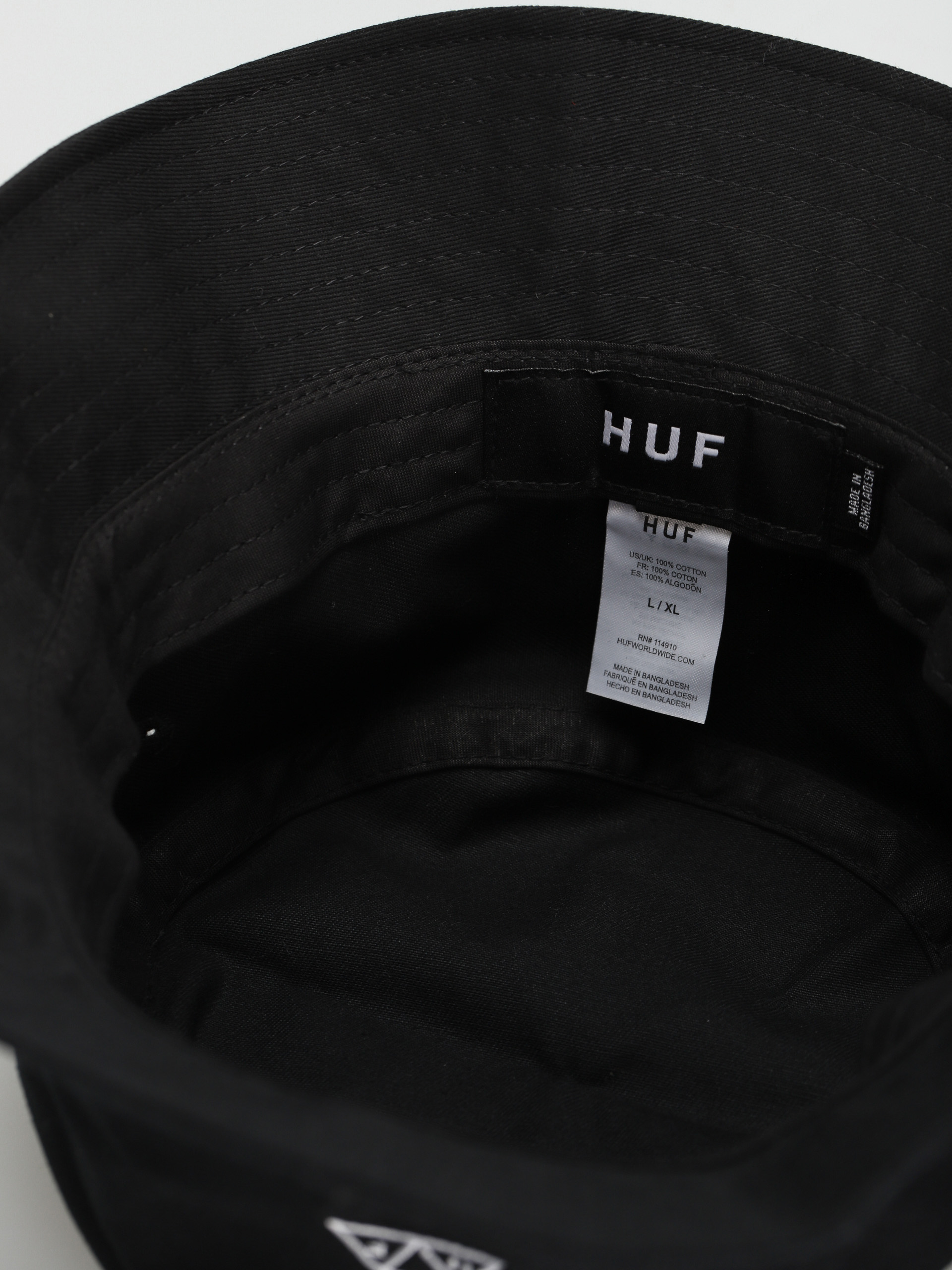 HUF Essentials Triple Triangle Hat (black)