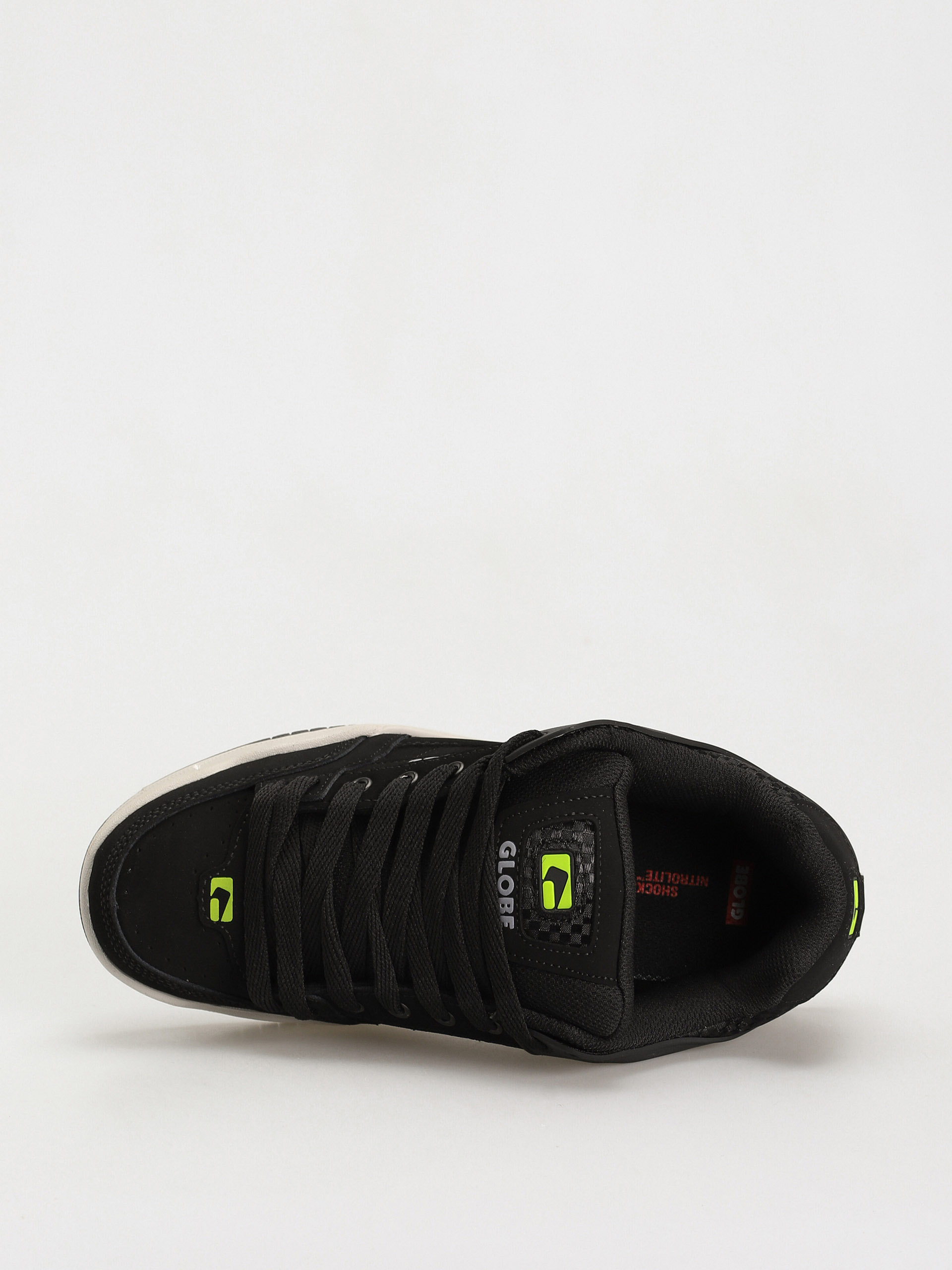 Globe Tilt Shoes (black/acid)