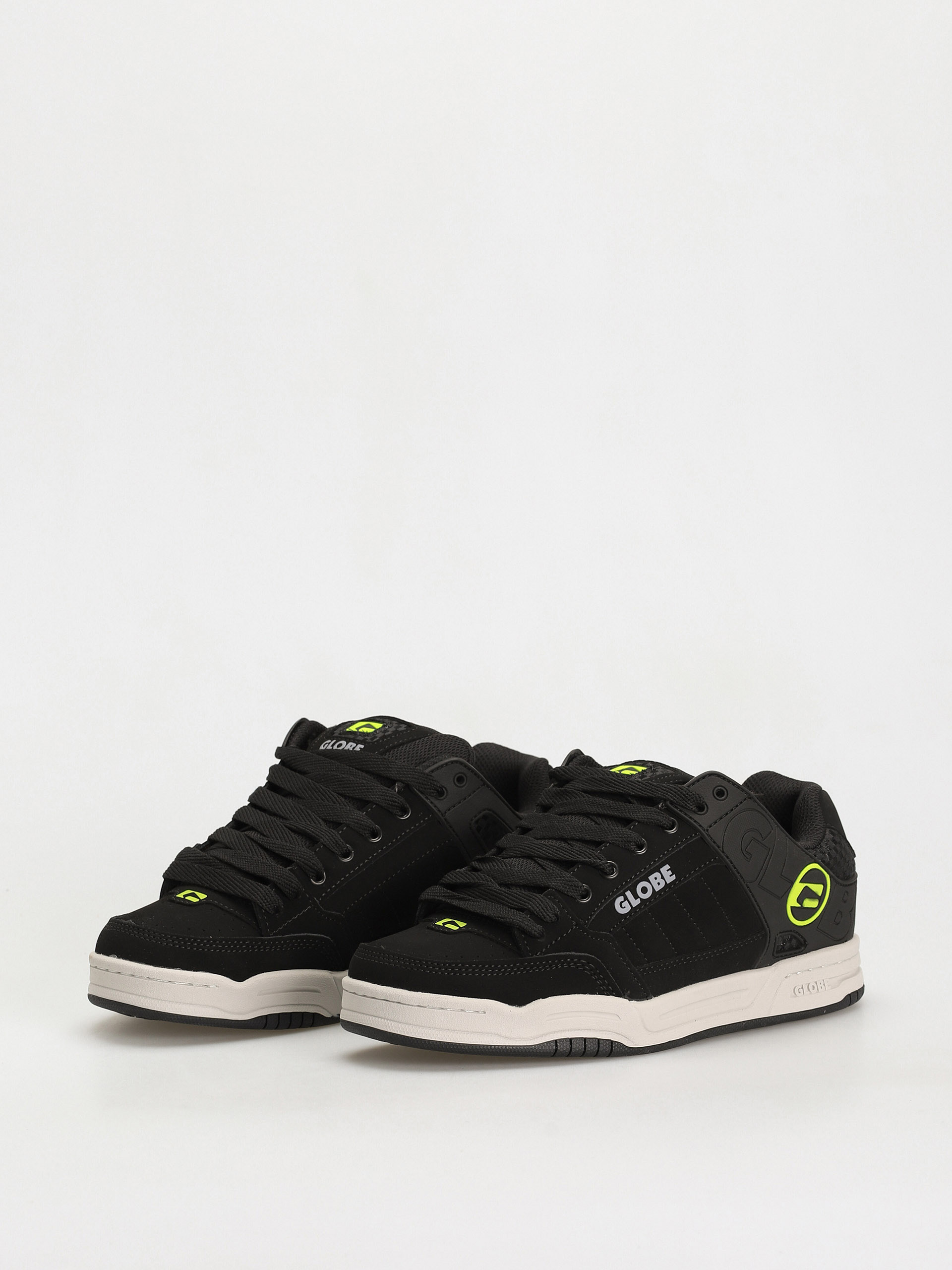 Globe Tilt Shoes (black/acid)