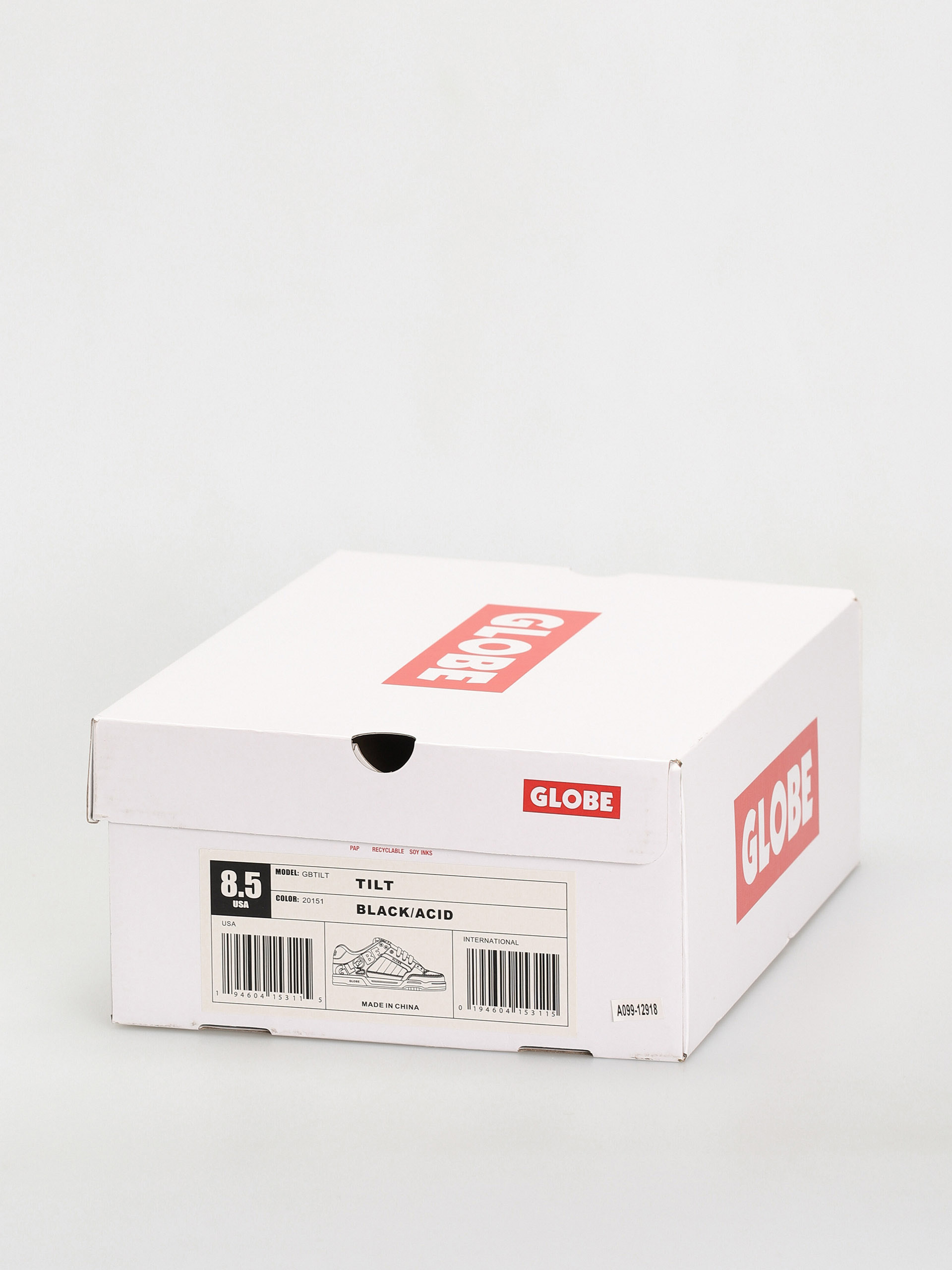 Globe Tilt Shoes (black/acid)