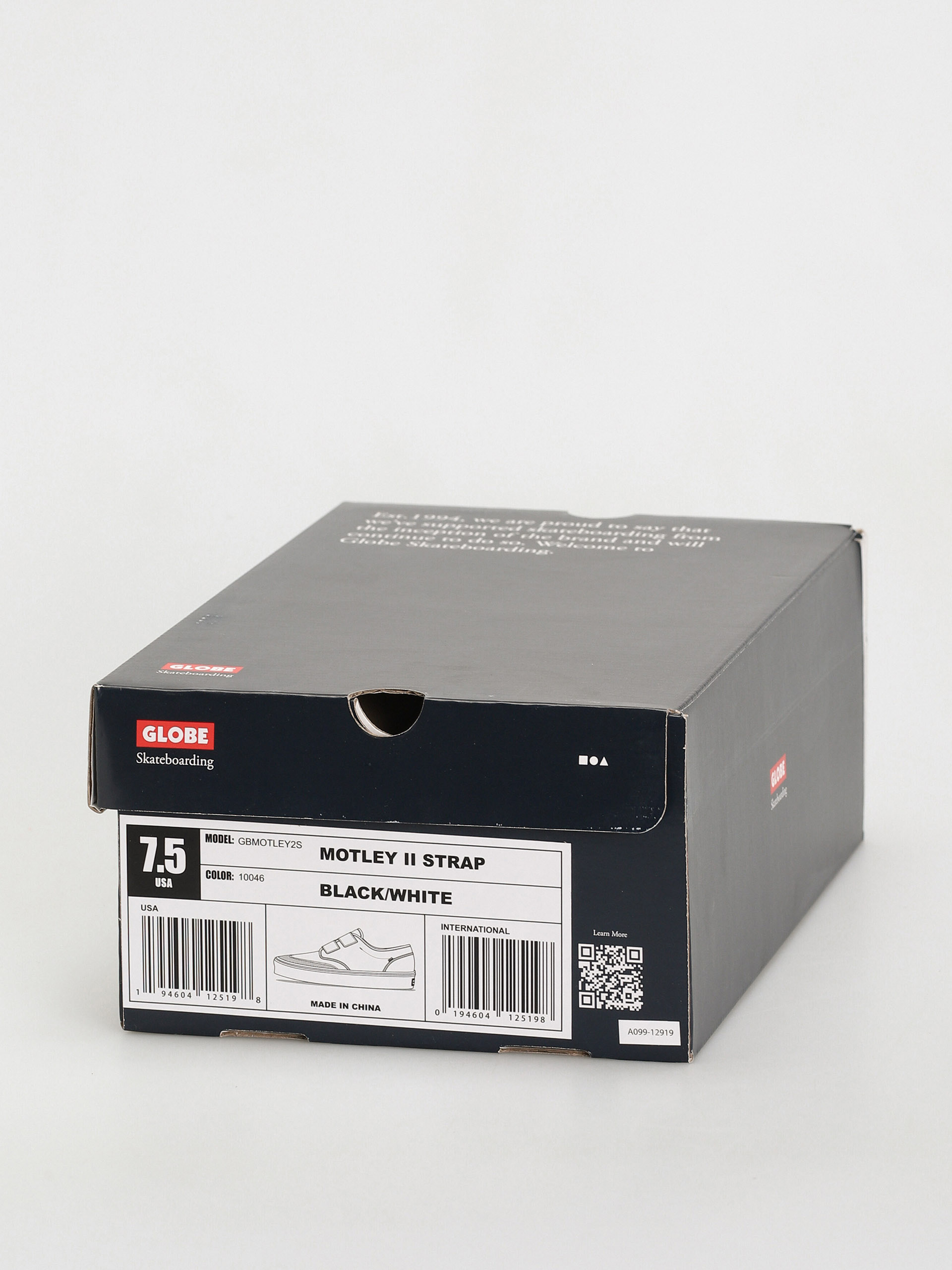 Globe Motley II Strap Schuhe (black/white)