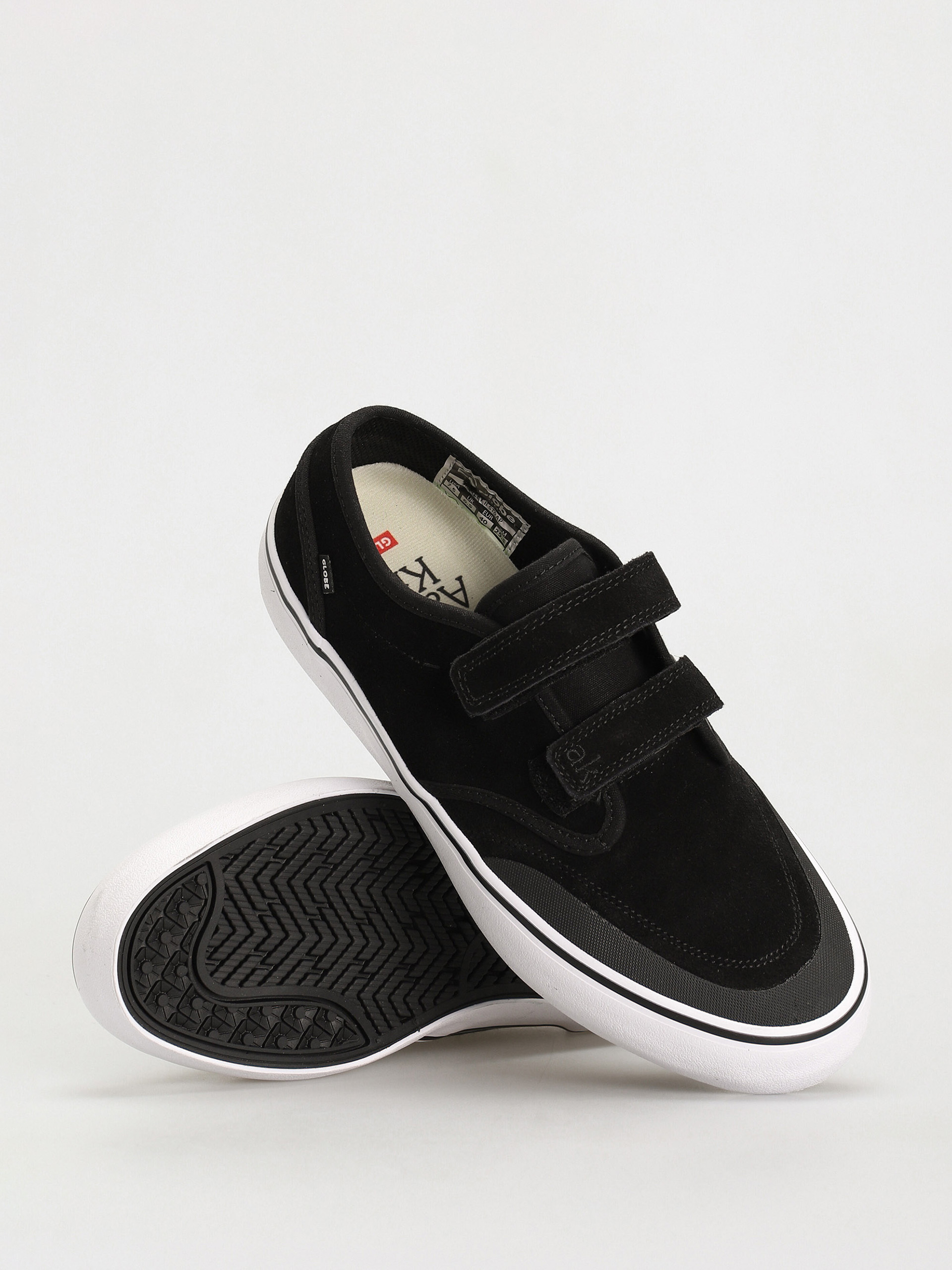 Globe Motley II Strap Schuhe (black/white)