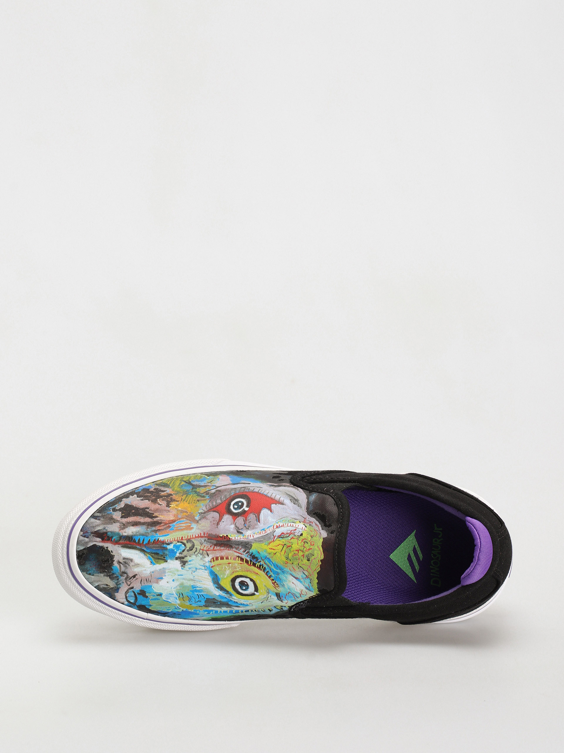 Emerica Wino G6 Slip On X Dinosaur Jr Shoes (black/purple)