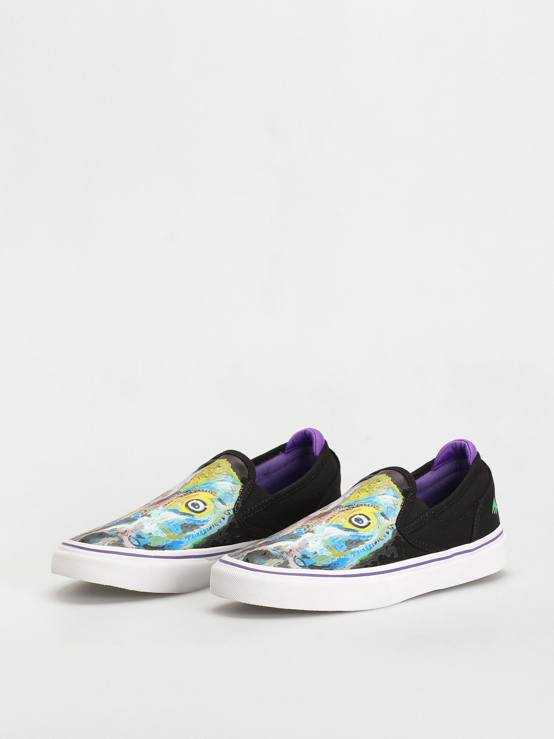 Emerica Wino G6 Slip On X Dinosaur Jr Shoes (black/purple)