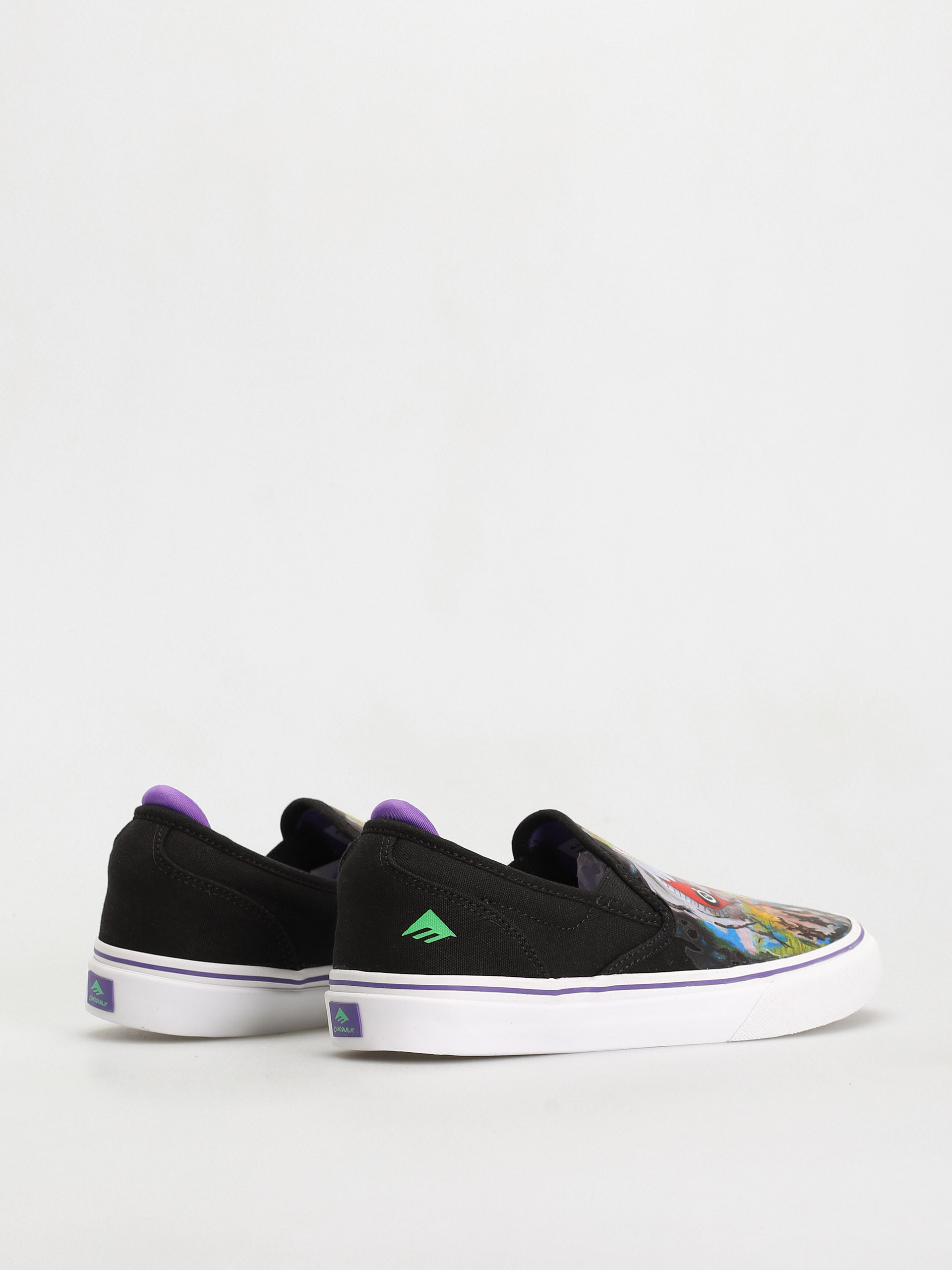 Emerica Wino G6 Slip On X Dinosaur Jr Shoes (black/purple)
