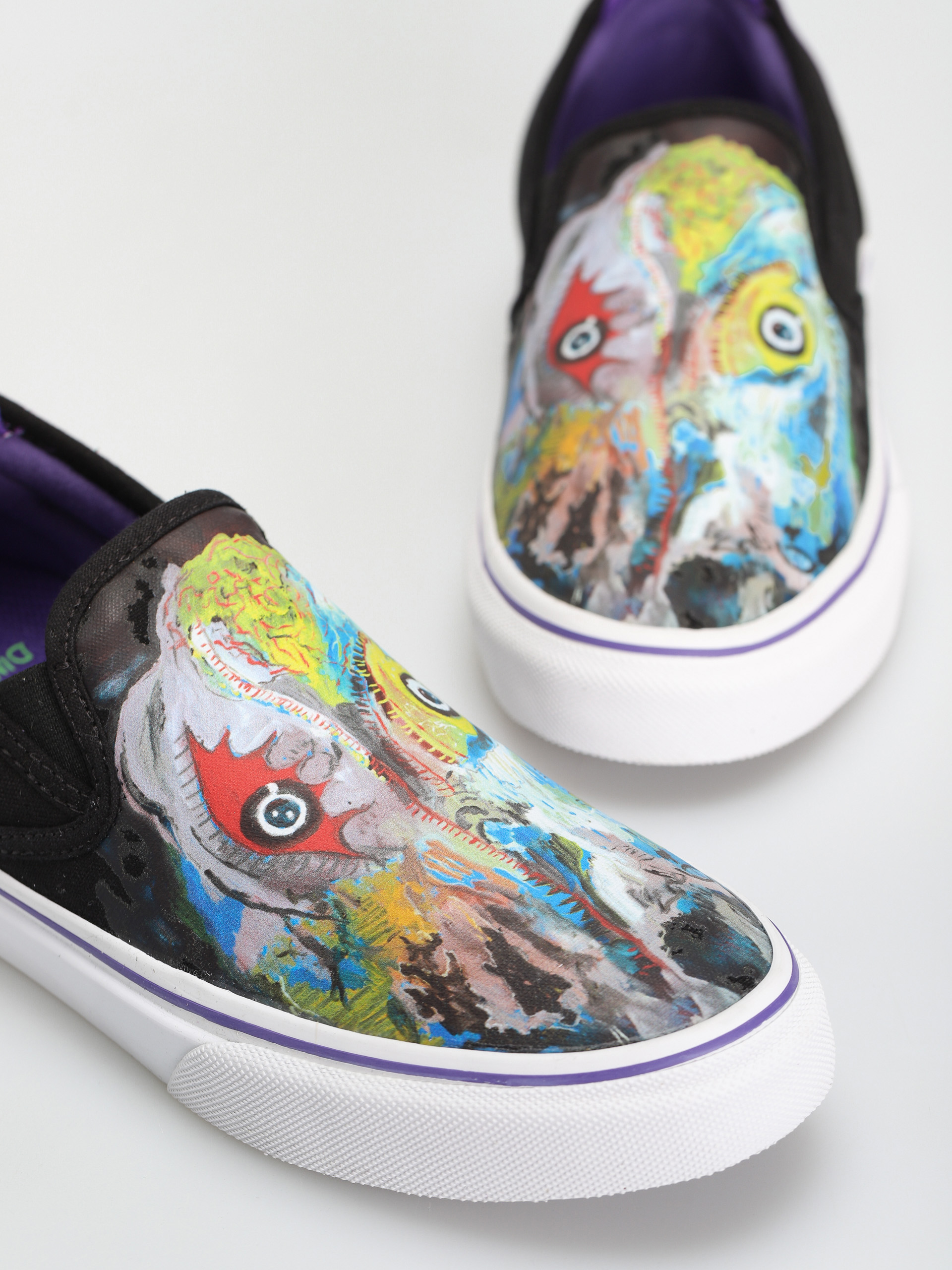 Emerica Wino G6 Slip On X Dinosaur Jr Shoes (black/purple)