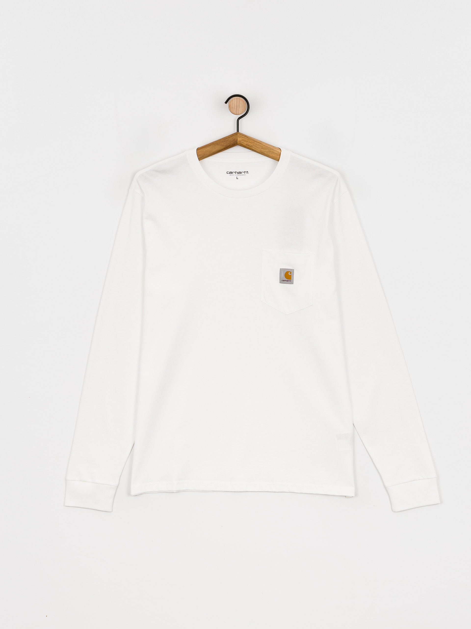 Carhartt WIP Pocket Longsleeve (white)