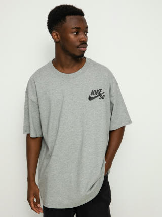 Nike SB Logo T-shirt (dk grey heather/black)