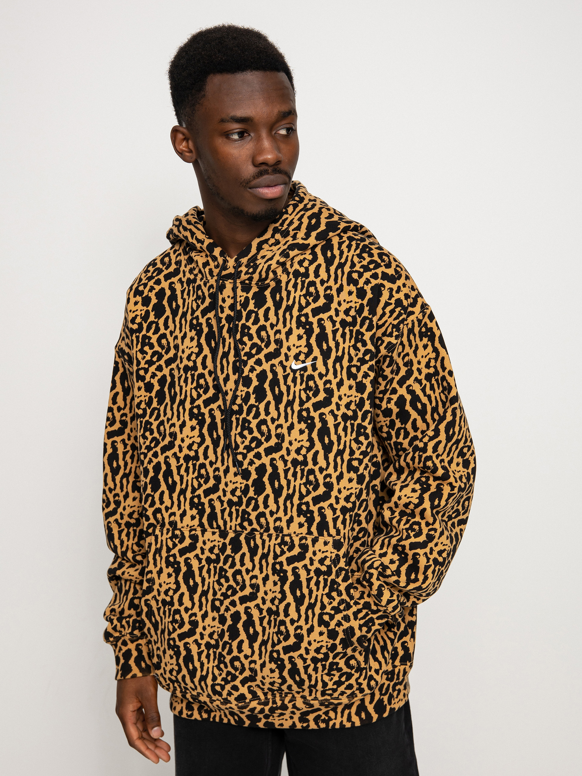 Nike SB Fleece Animal Aop HD Hoodie brown (elemental gold)
