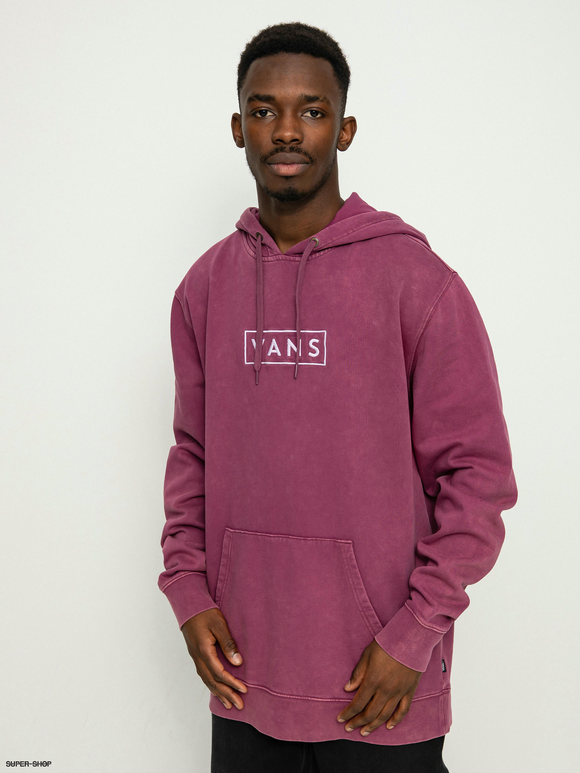 Vans burgundy hot sale hoodie