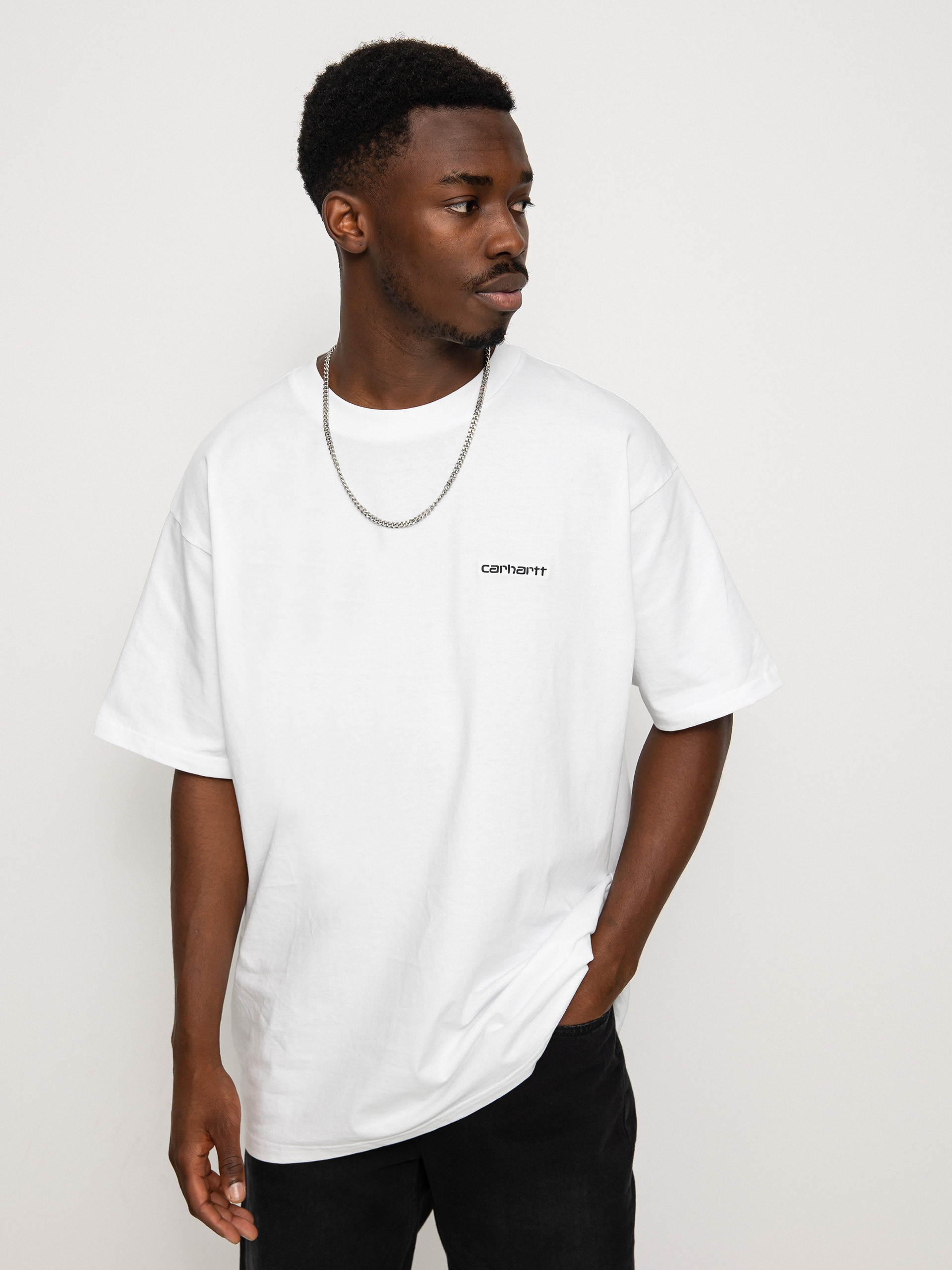 Carhartt wip hotsell script t-shirt