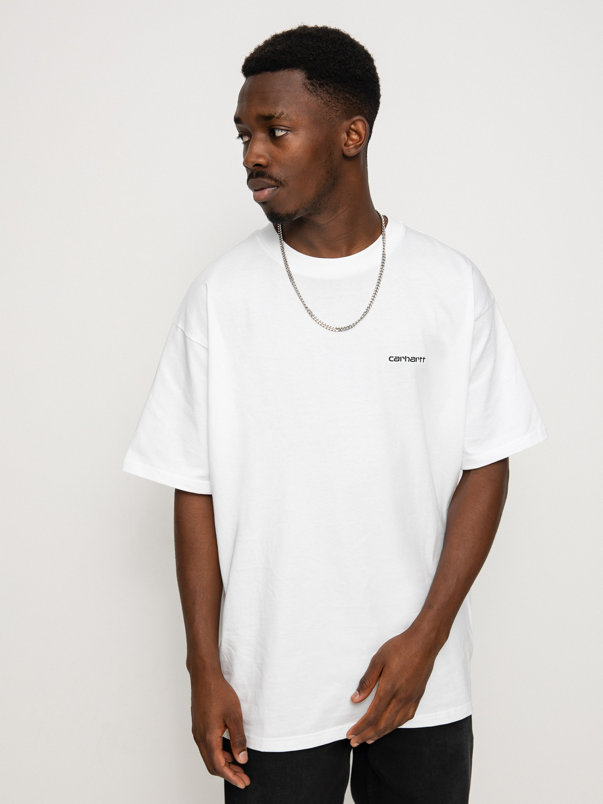 Carhartt WIP Script Embroidery T-shirt (white/black)