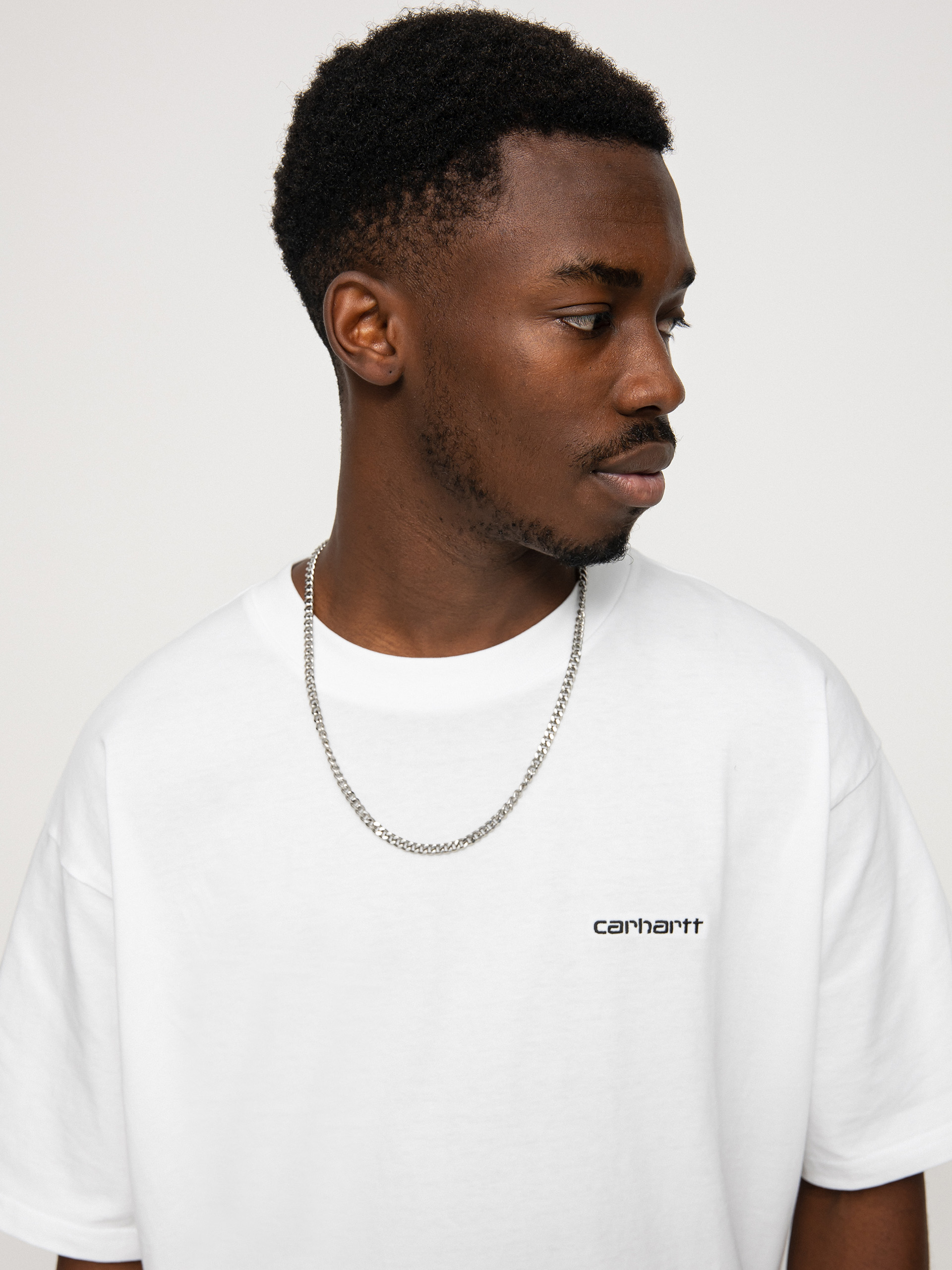 Carhartt WIP Script Embroidery T-shirt (white/black)