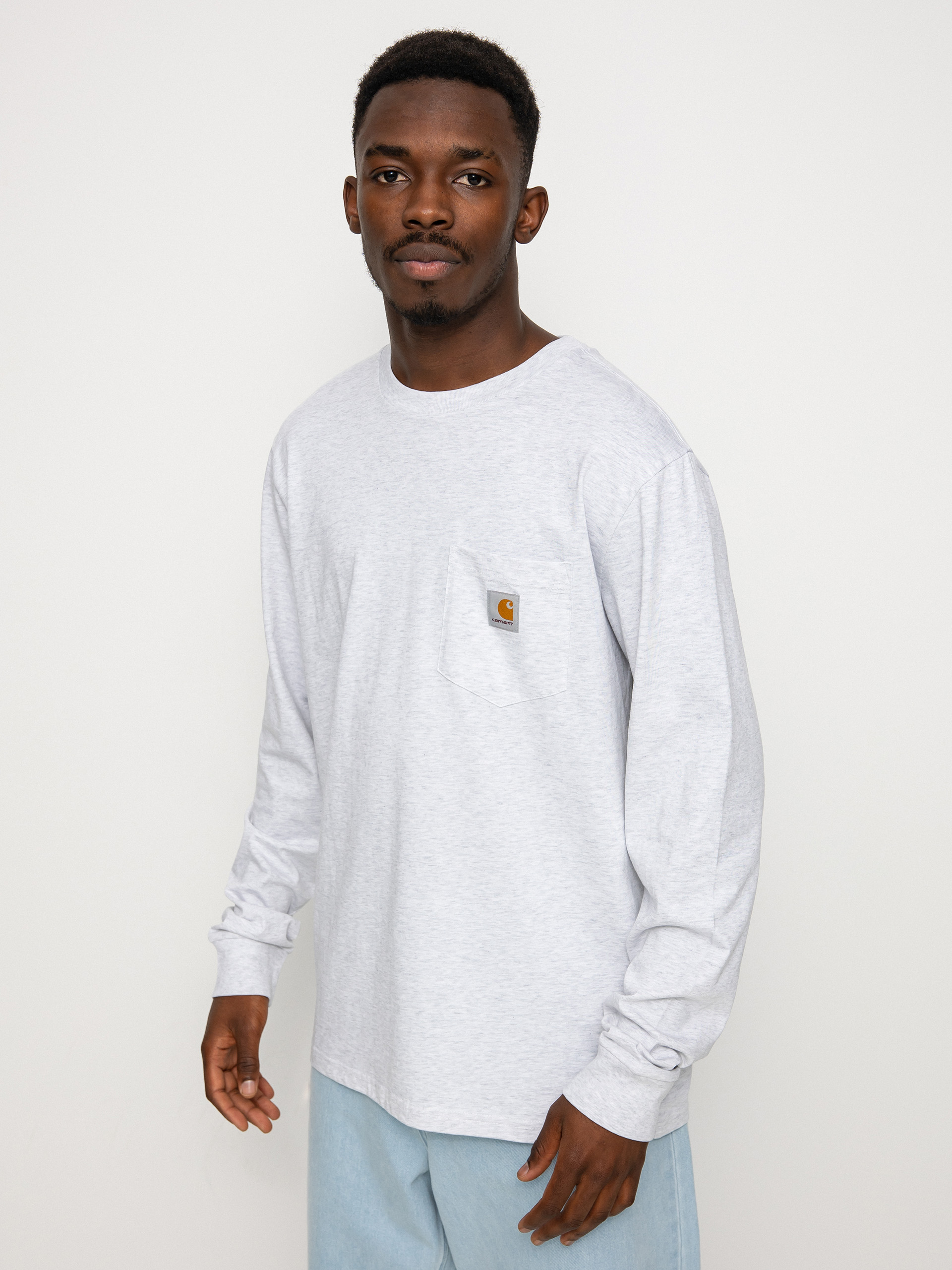 Carhartt WIP Pocket Longsleeve (ash heather)