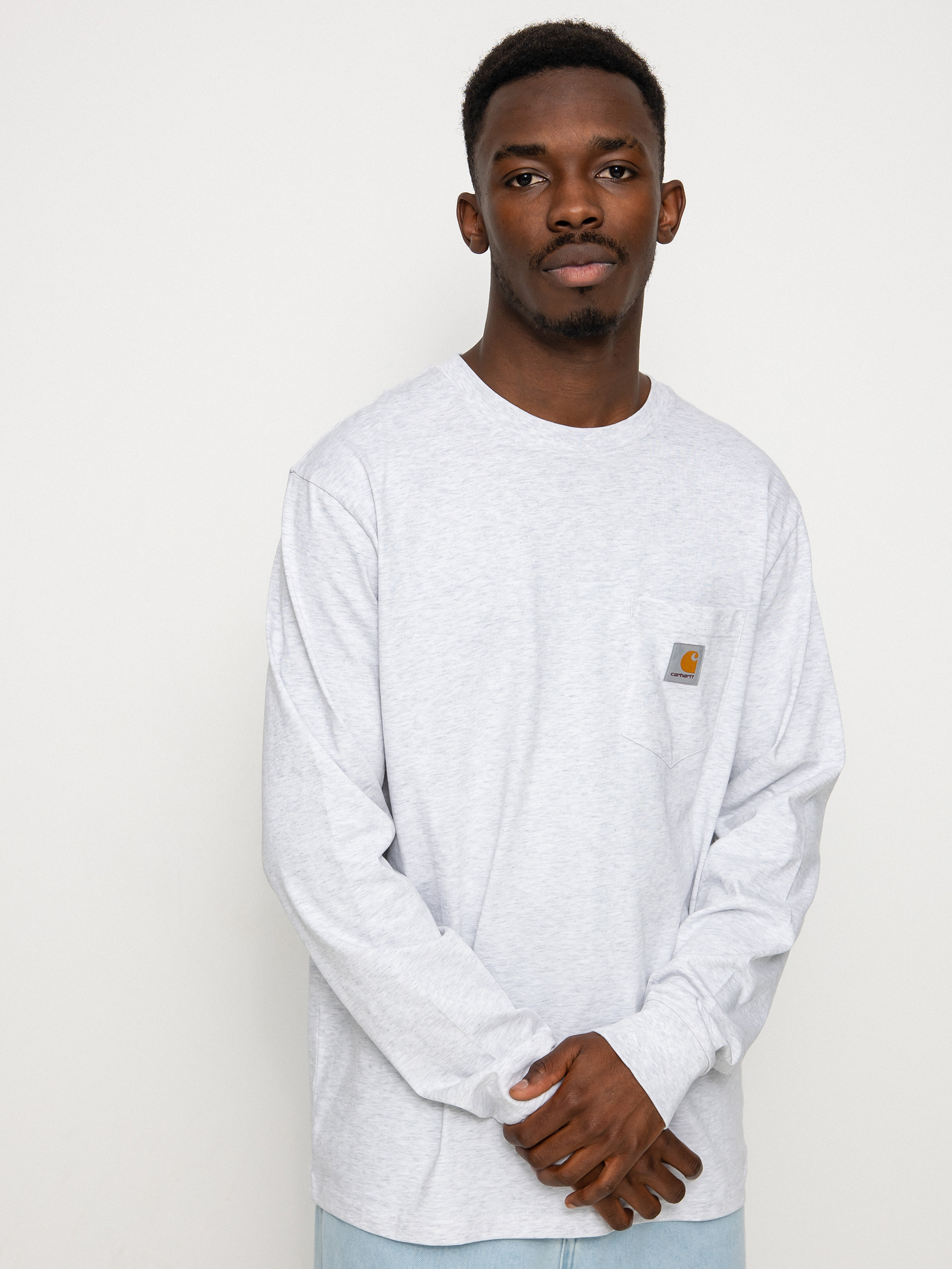 Carhartt WIP Pocket Longsleeve (ash heather)