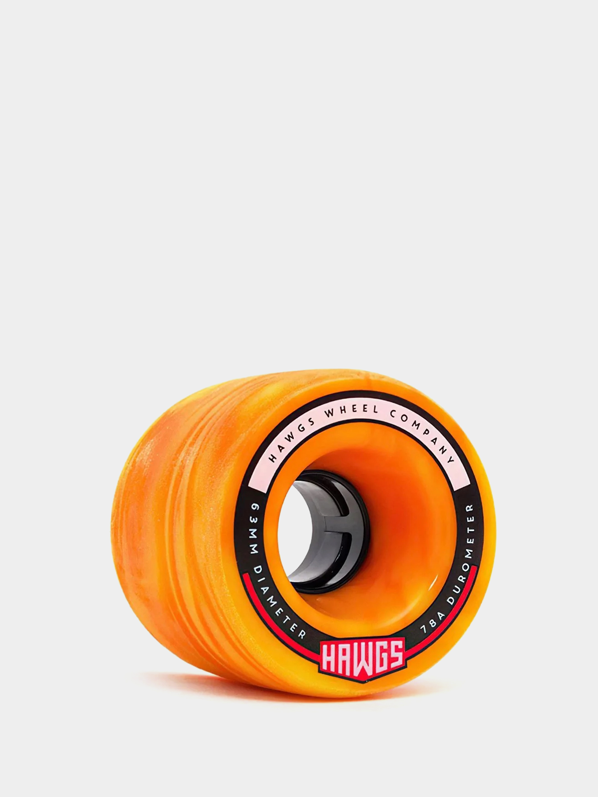 Landyachtz Fattie Hawgs 78A Wheels (orange/yellow swirl)