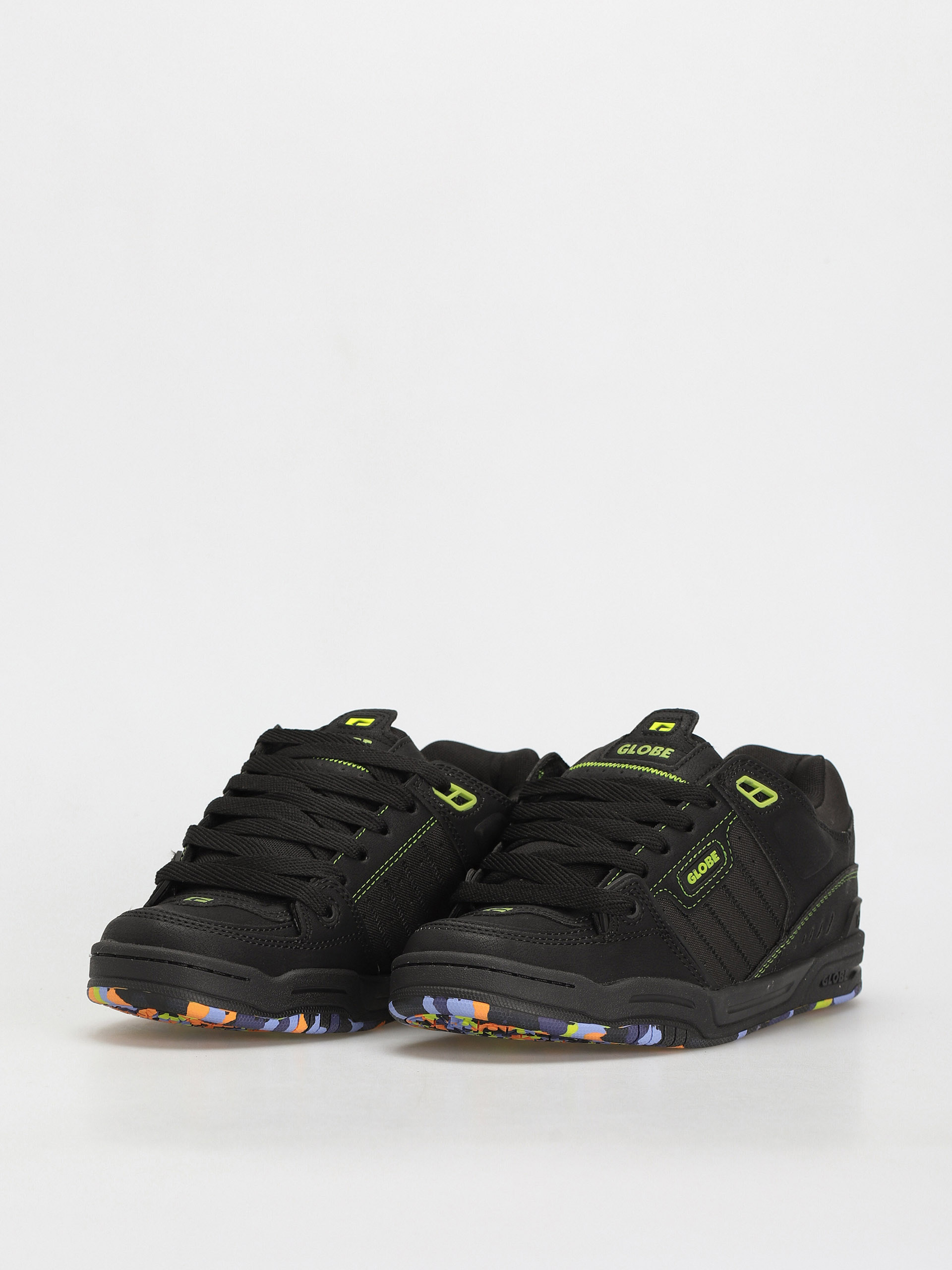 Globe Fusion Shoes (black/lime/mosaic)