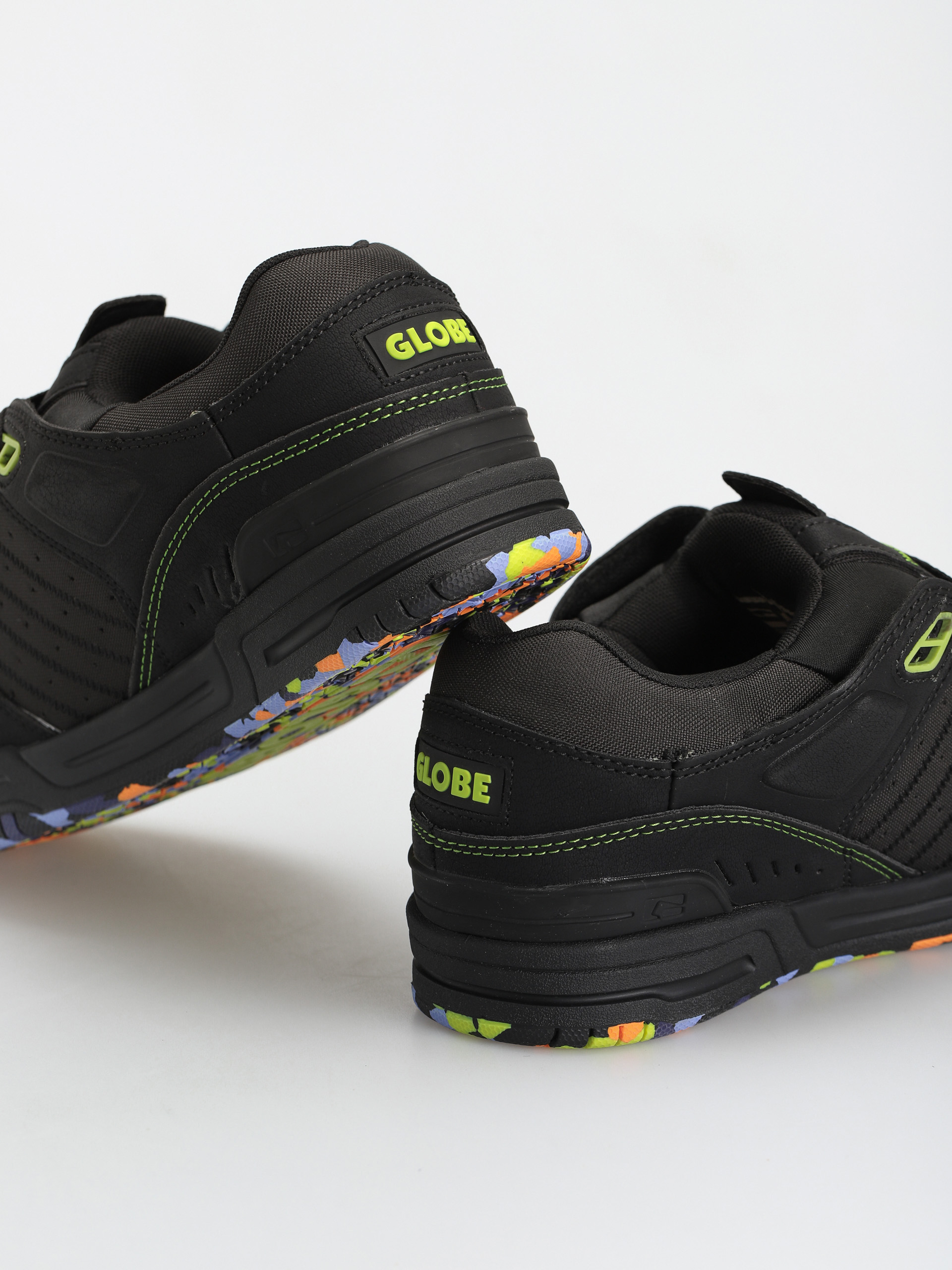 Globe Fusion Shoes (black/lime/mosaic)