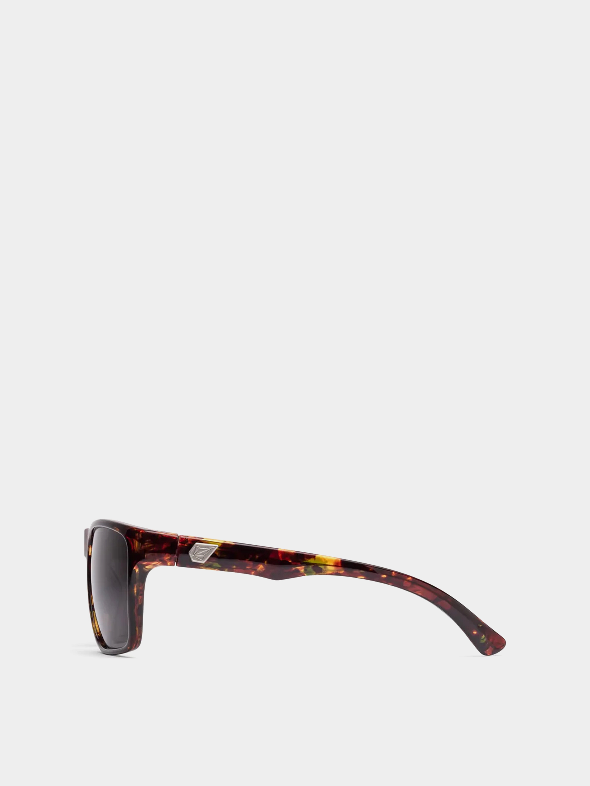 Volcom Trick Sunglasses (gloss sea grass tort/gray)