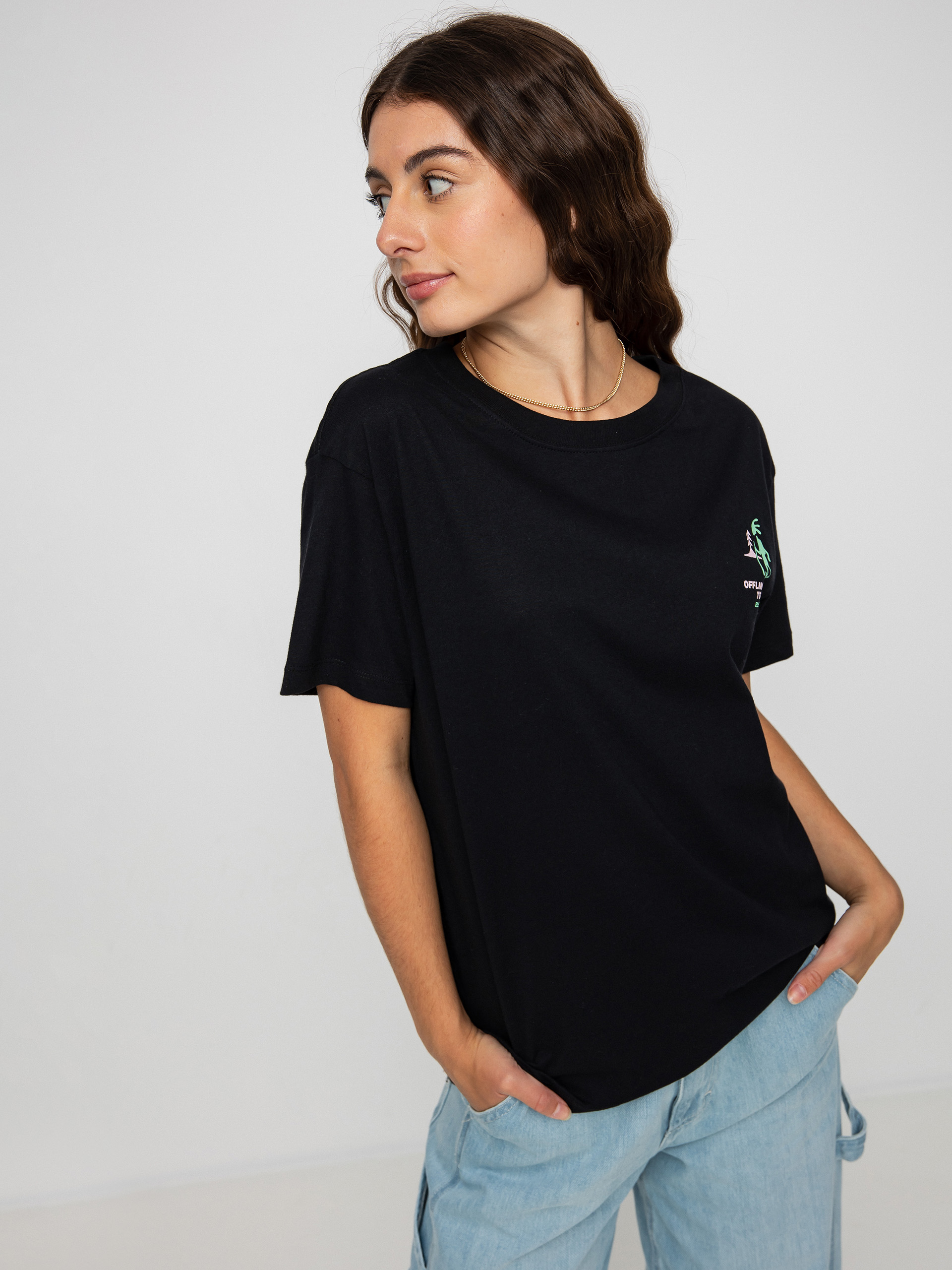 Element Offline T-Shirt Wmn (flint black)