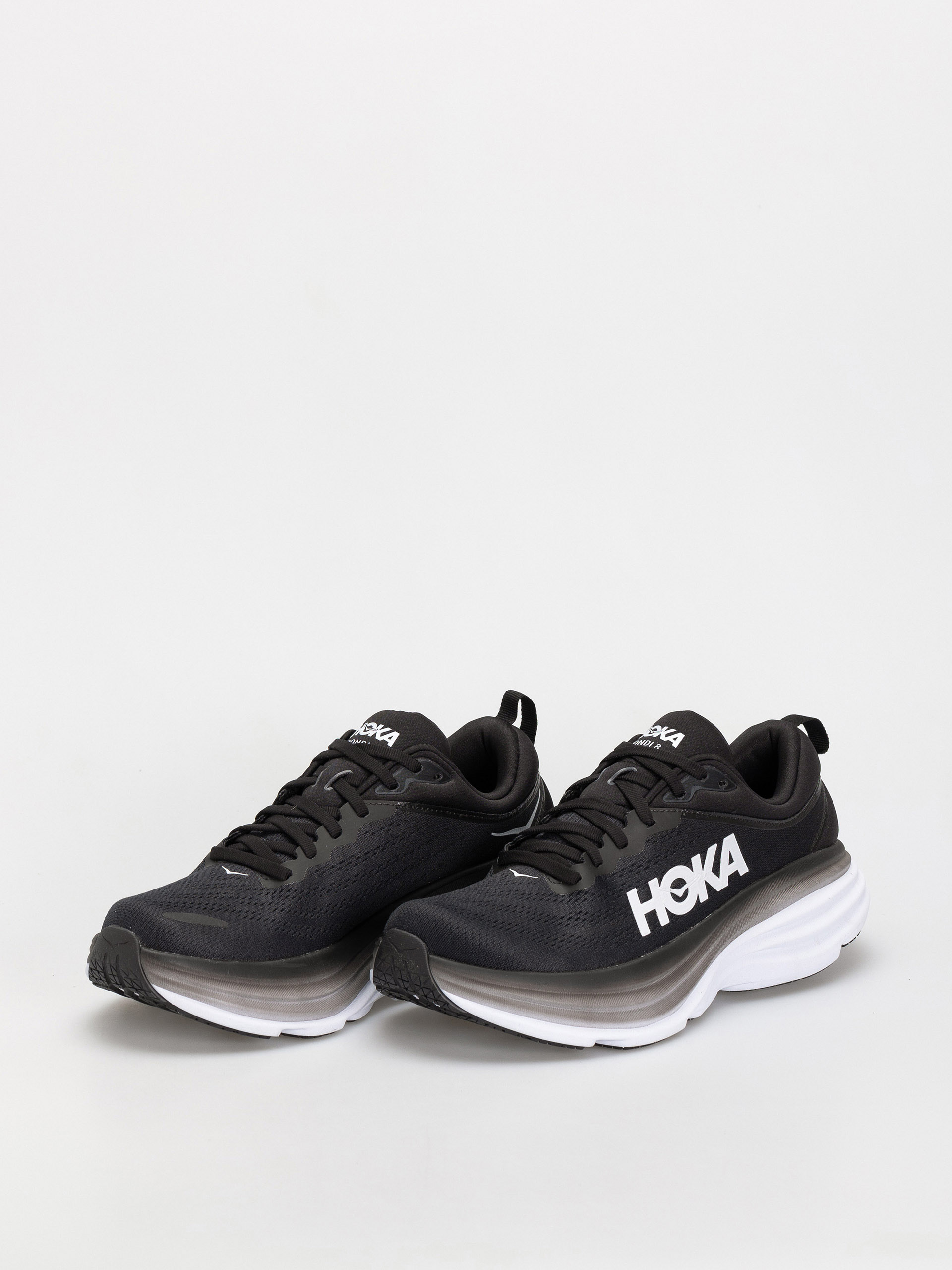 Hoka Bondi 8 Shoes (black/white)