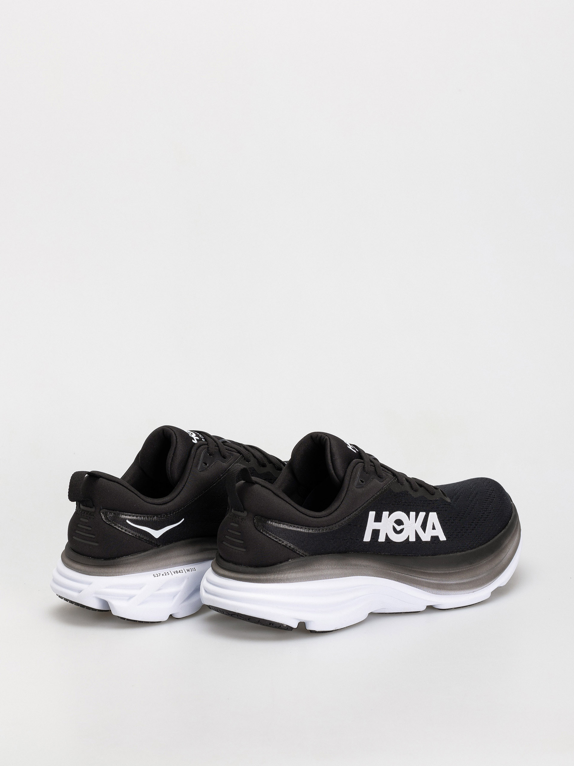 Hoka Bondi 8 Shoes (black/white)